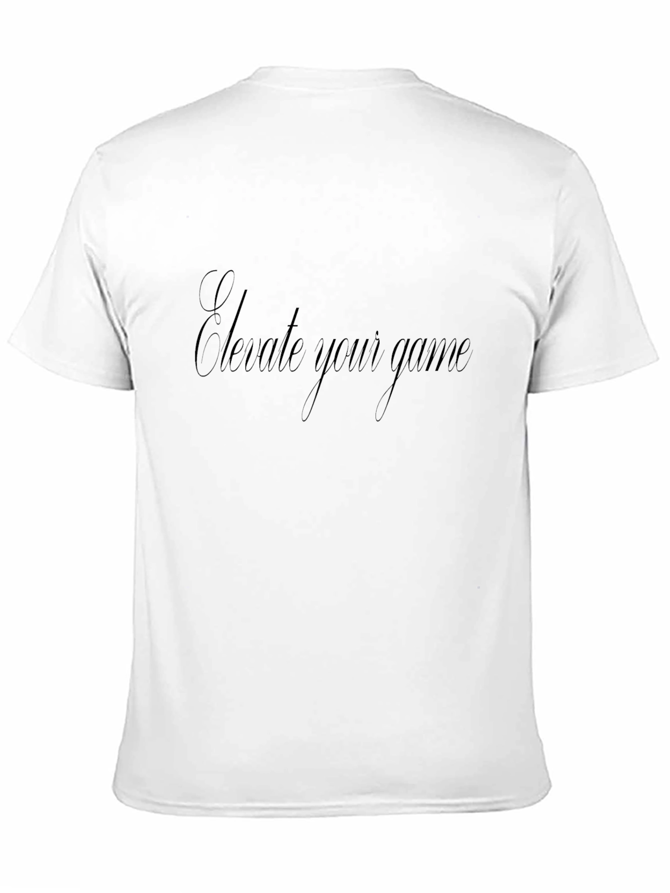 Black Elevate Your Game T-Shirt - Stylish & Comfortable view 11