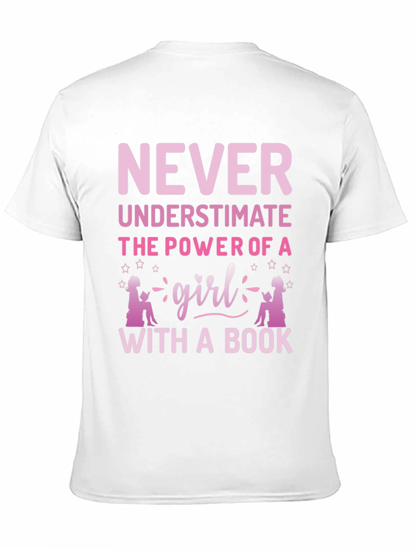 Black Never Underestimate Girl Book T-Shirt view 11