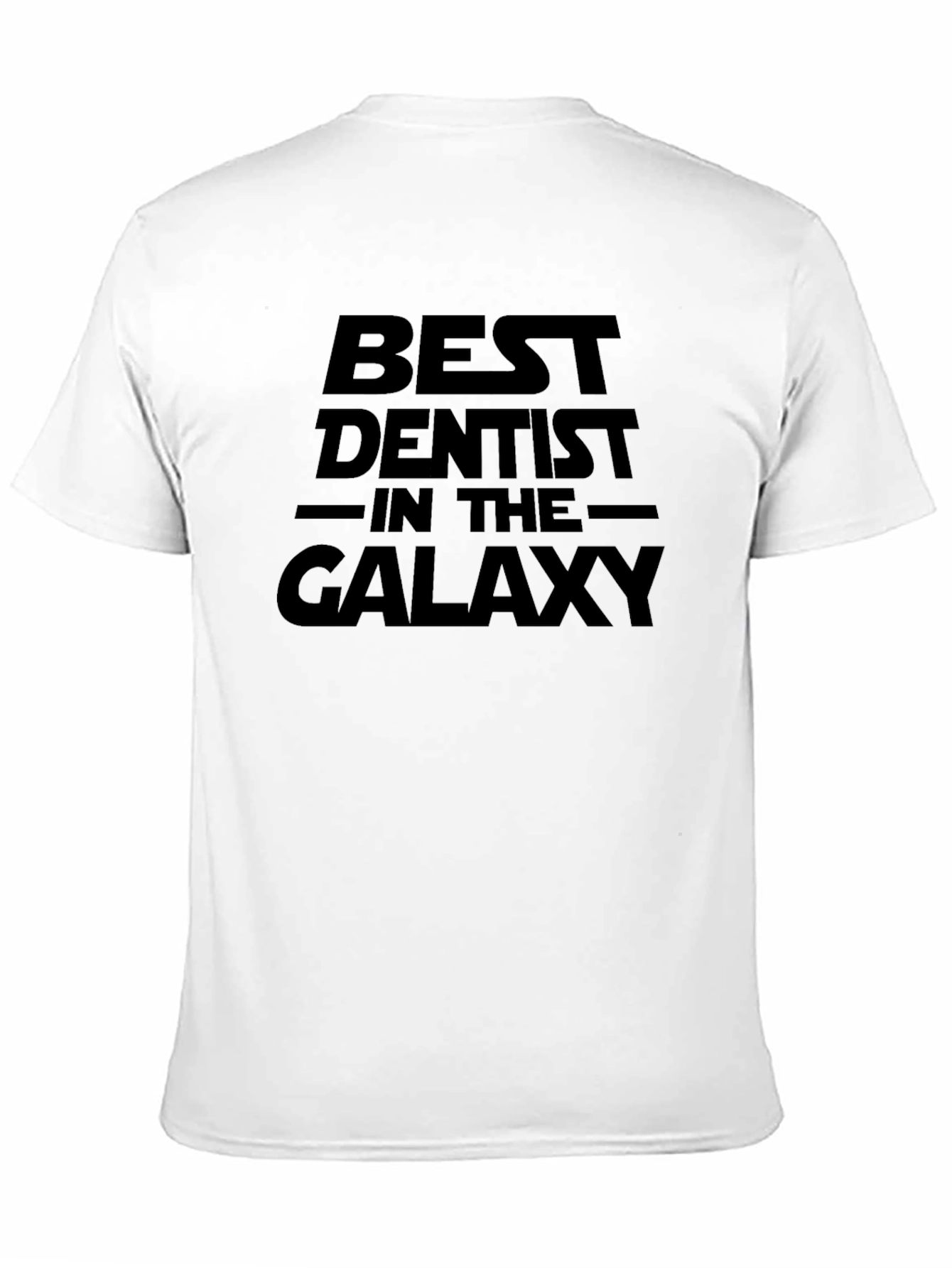 Black Best Dentist in the Galaxy T-Shirt view 11