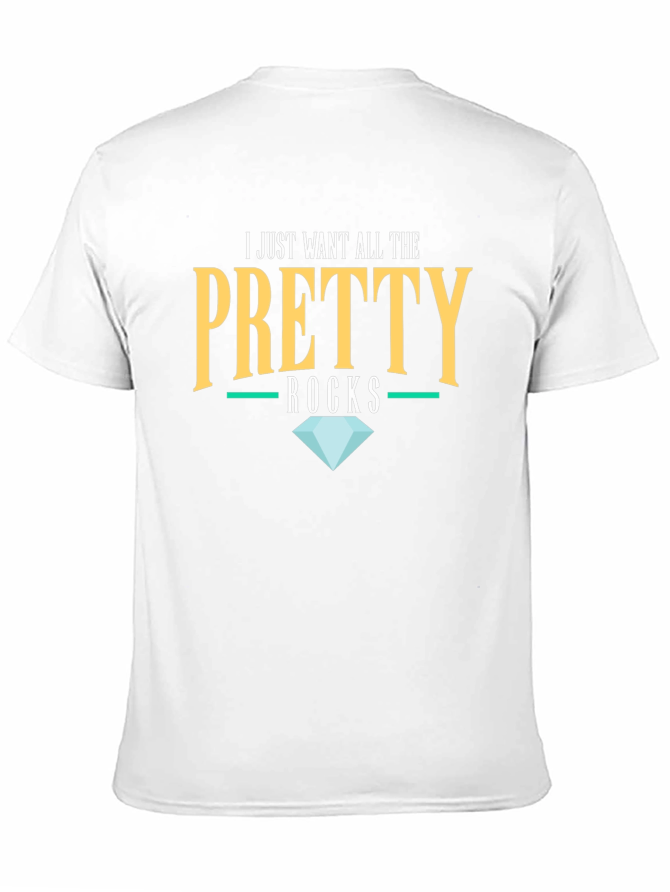 Black Pretty Rocks T-Shirt -  Diamond Lover's Tee view 11