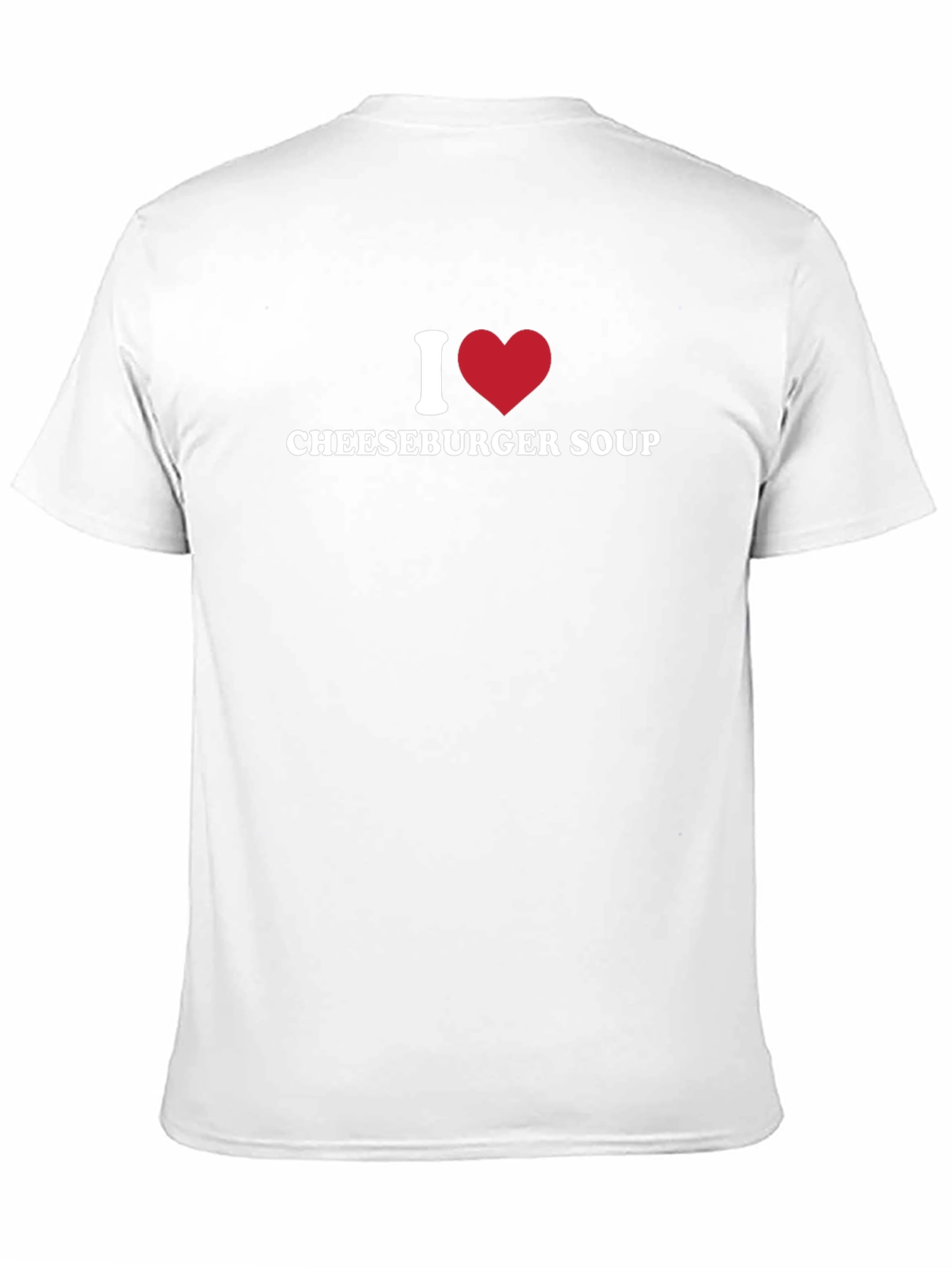 I Heart Cheeseburger Soup Black T-Shirt - 11