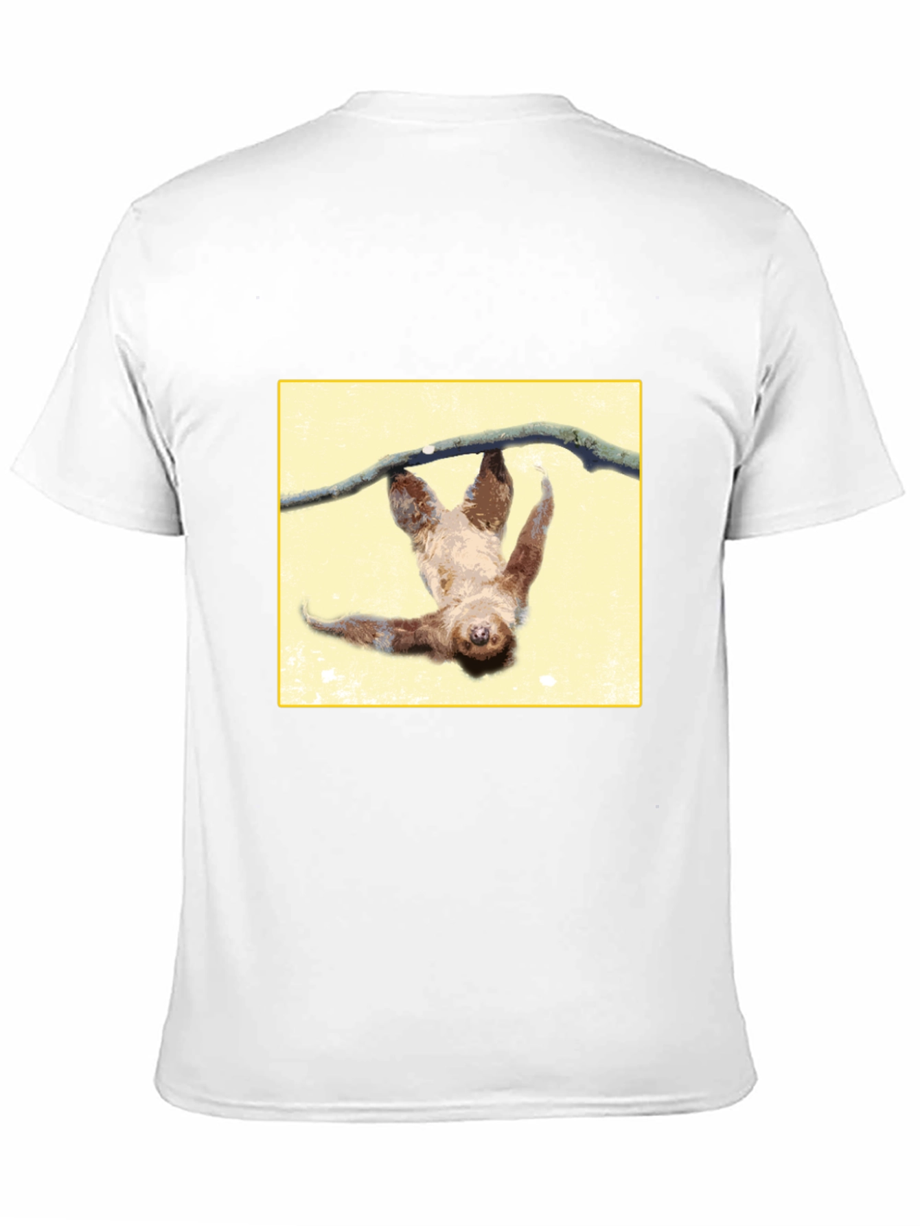 Black Sloth Hanging Around T-Shirt view 11