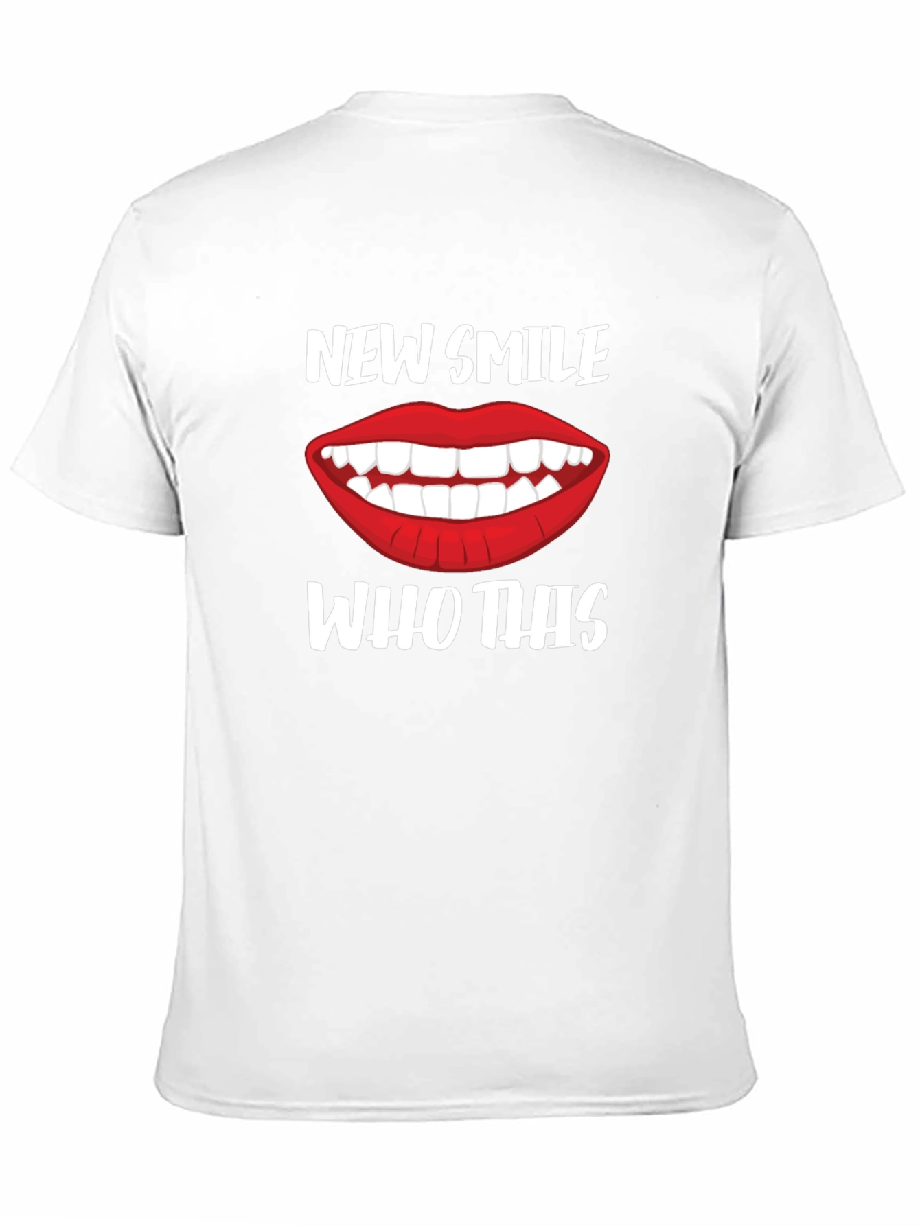 Black New Smile, Who This? Graphic Tee view 11