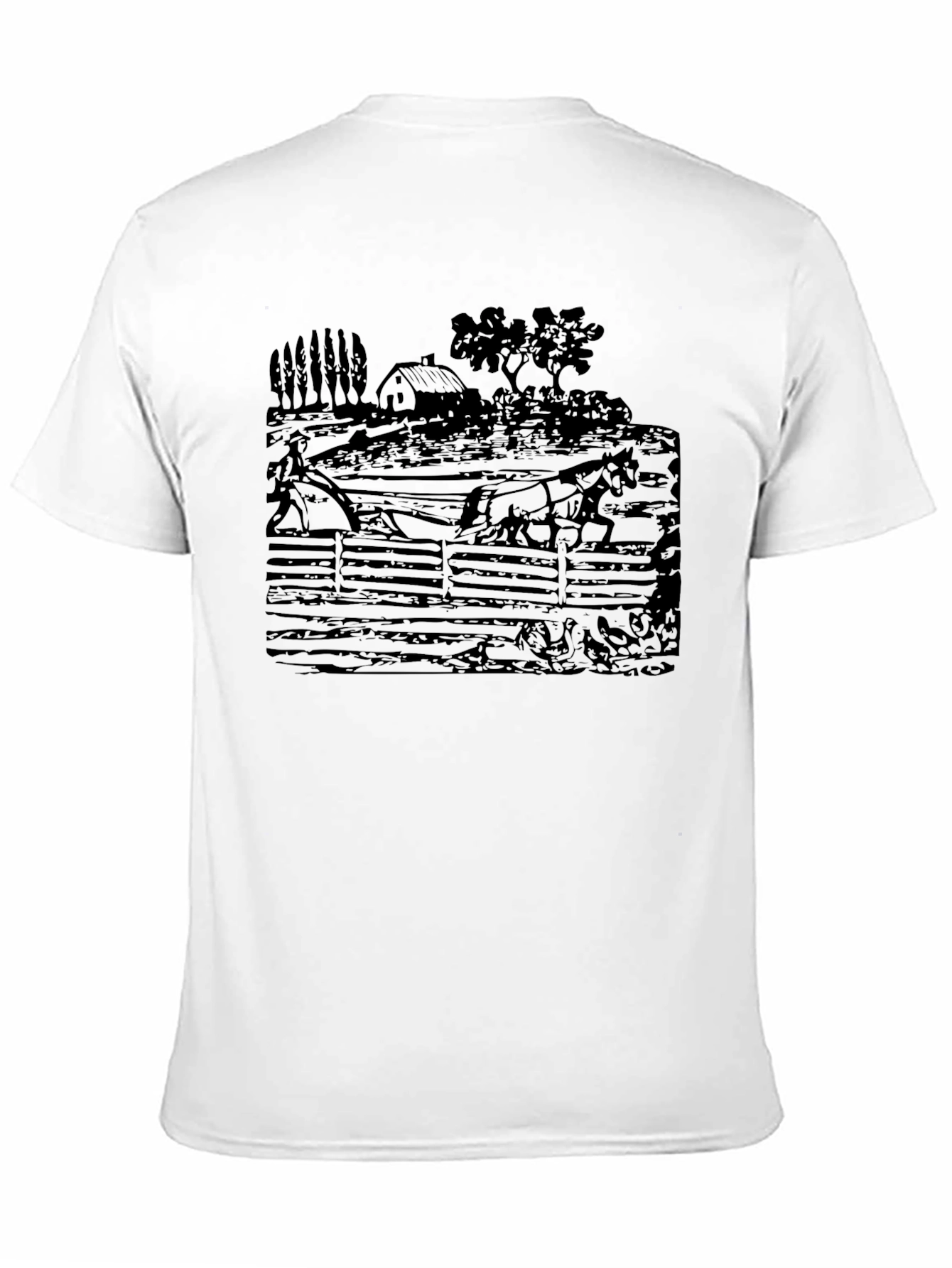 Black Equestrian Black T-Shirt view 11