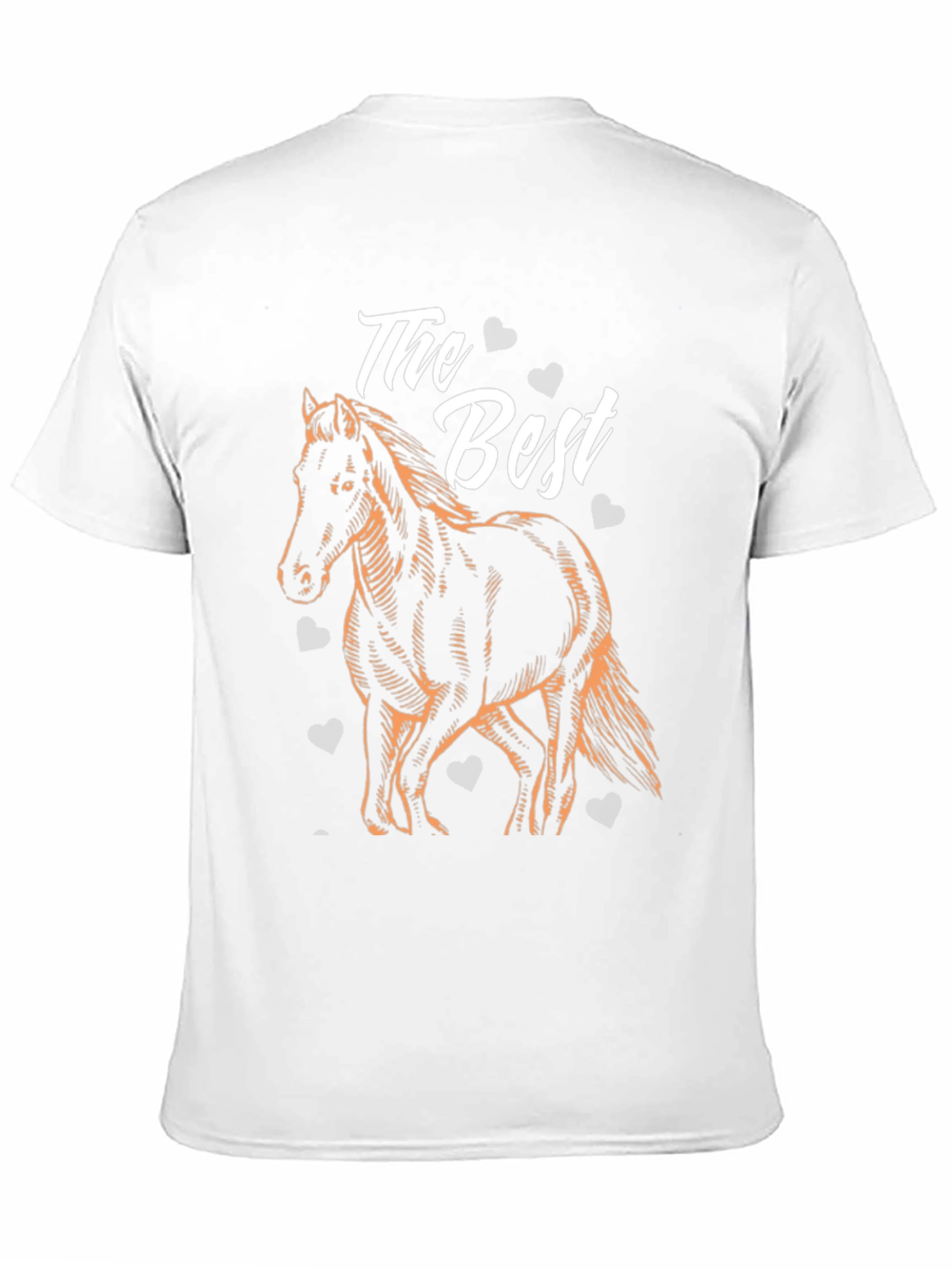 Black The Best Horse Graphic T-Shirt view 11