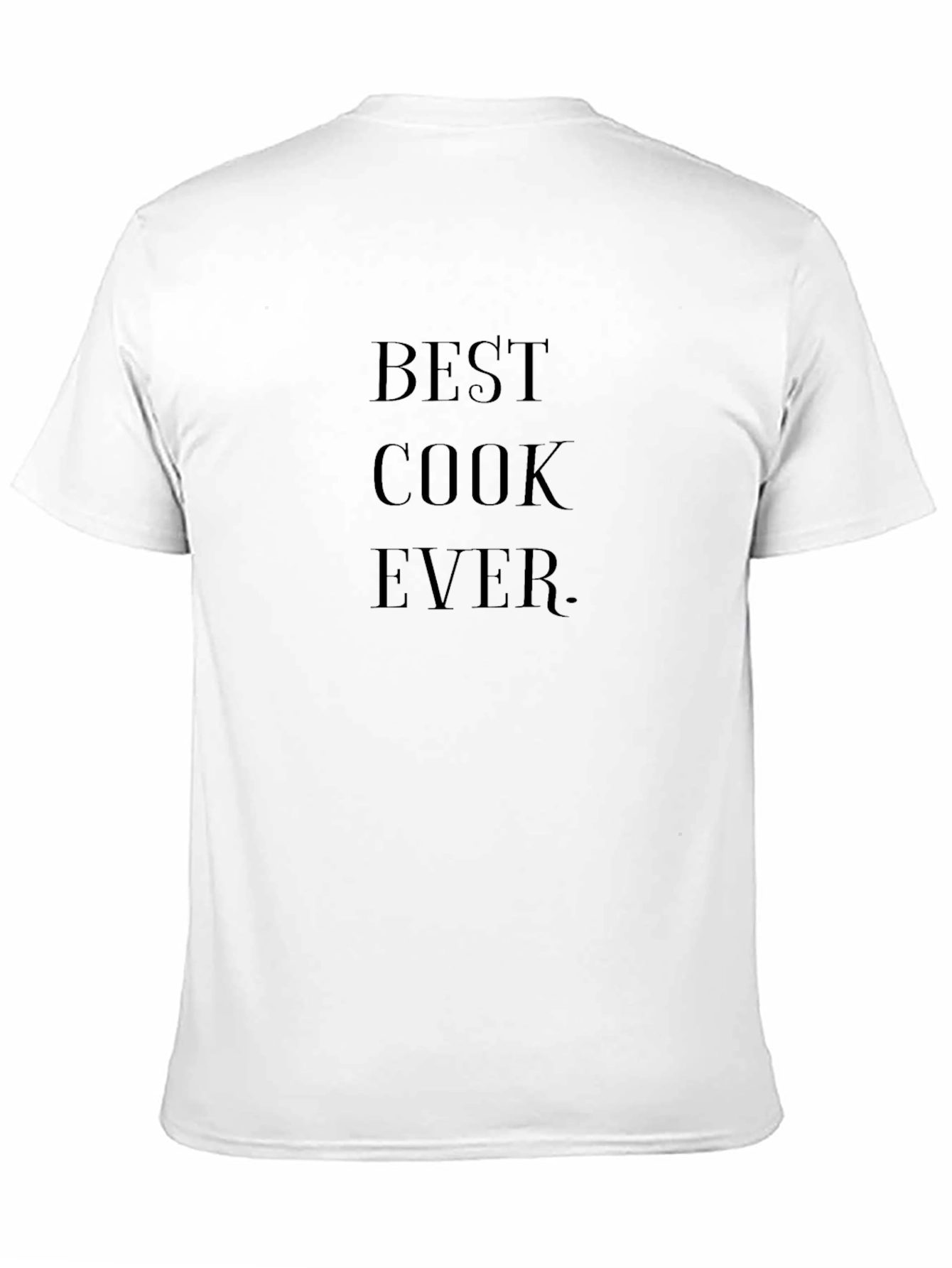 Black Best Cook Ever Graphic T-Shirt - Black Casual Tee view 11