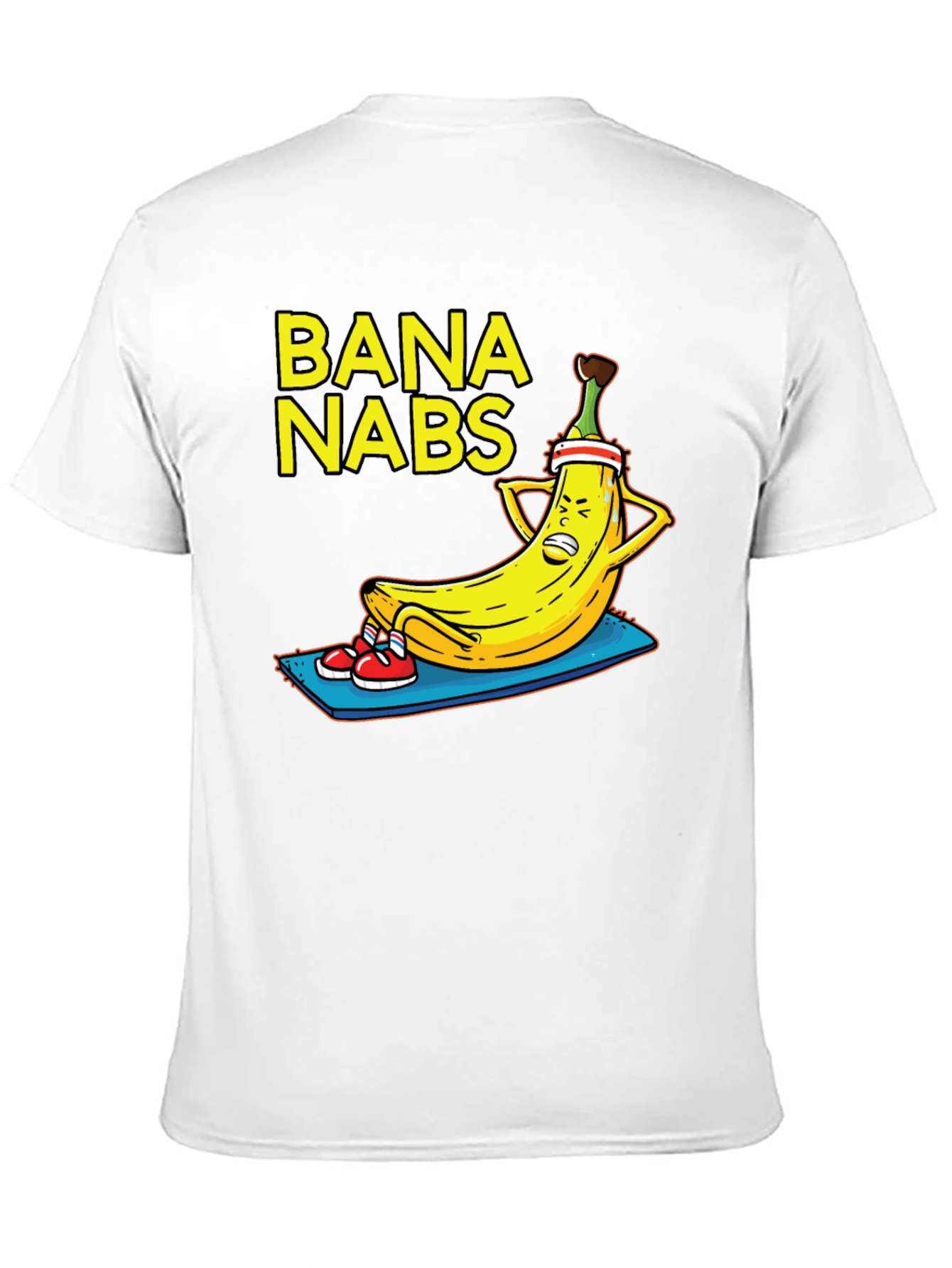 Black Bana Nabs Funny Workout T-Shirt  view 11