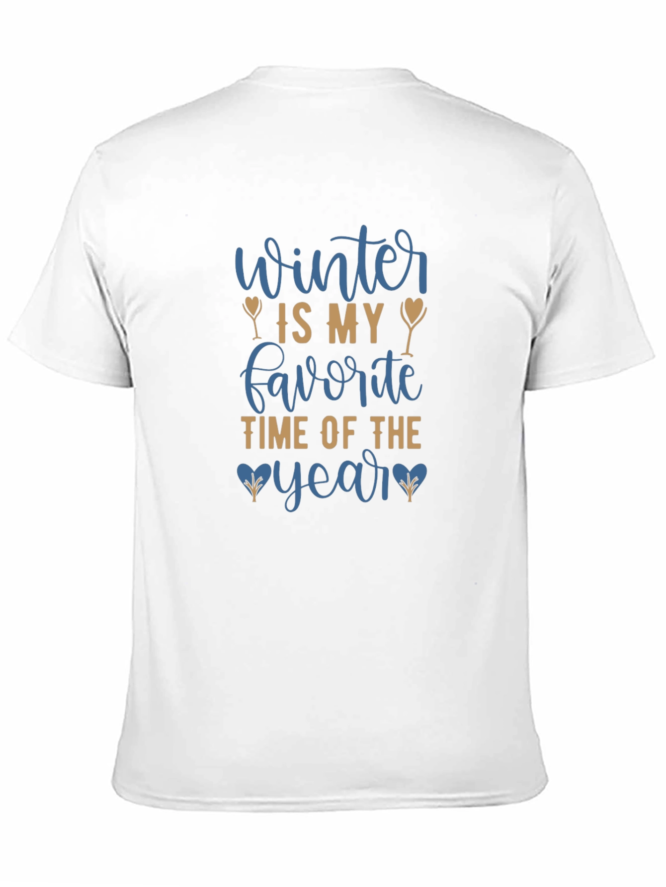 Black Winter Favorite Time T-Shirt view 11