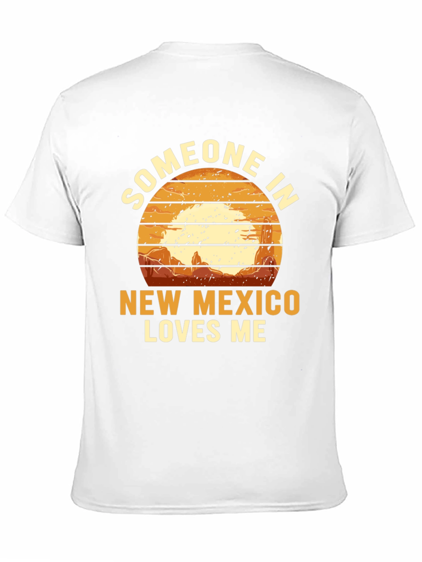 Black Someone in New Mexico Loves Me T-Shirt view 11