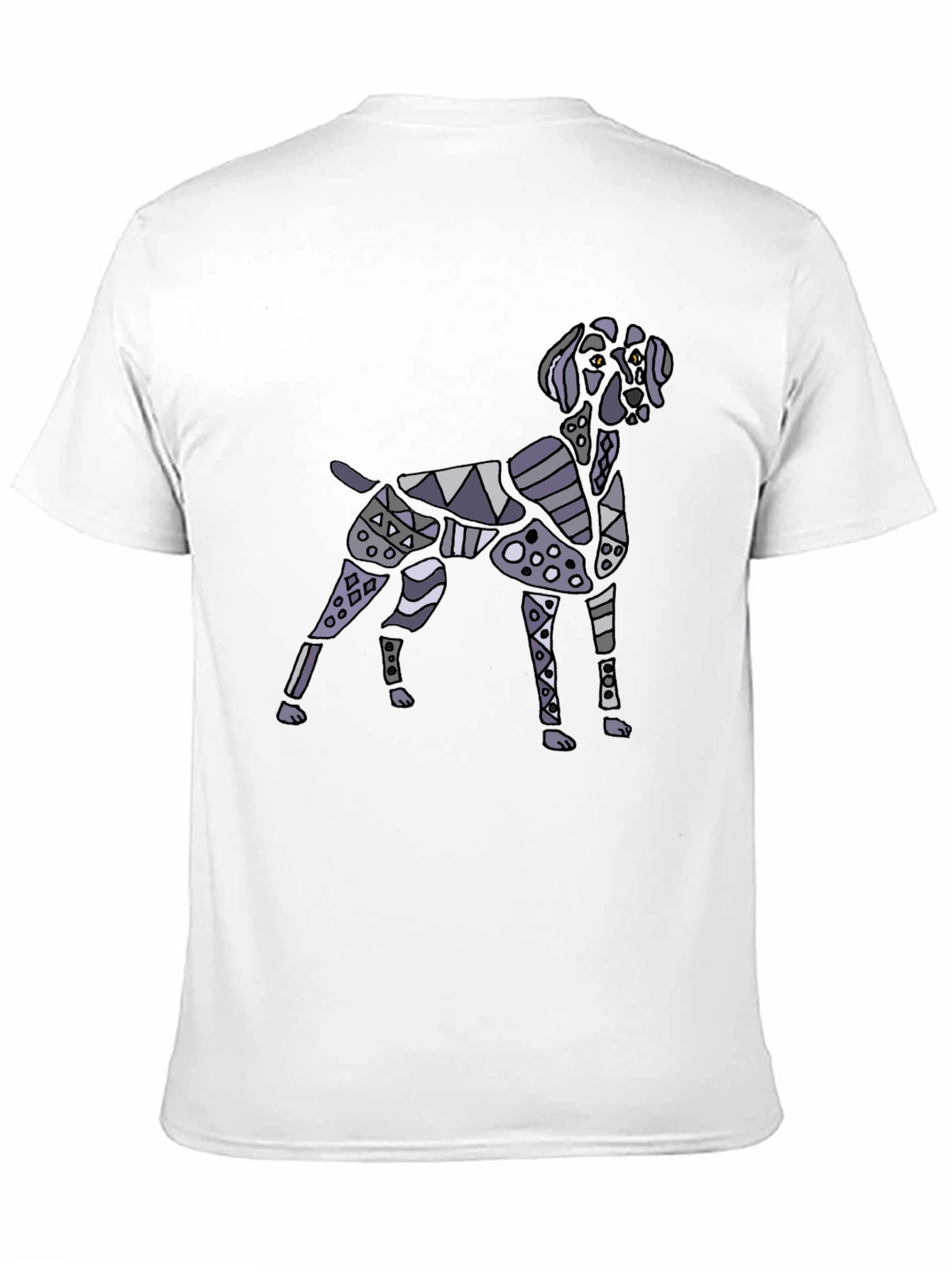 Black Dog Graphic Print Black T-Shirt view 11