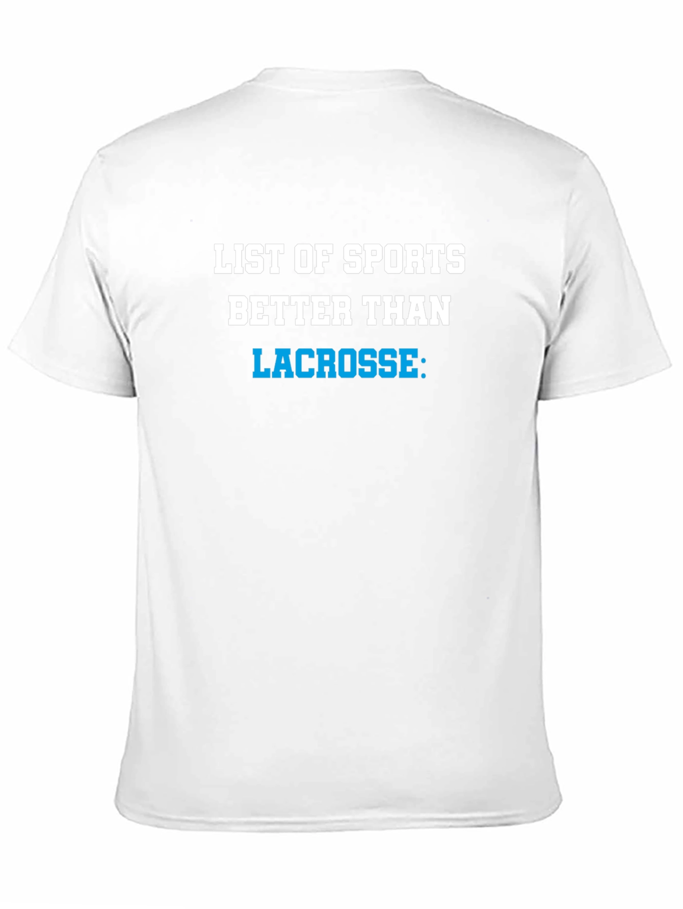 Black Funny Lacrosse Haters Graphic Tee view 11