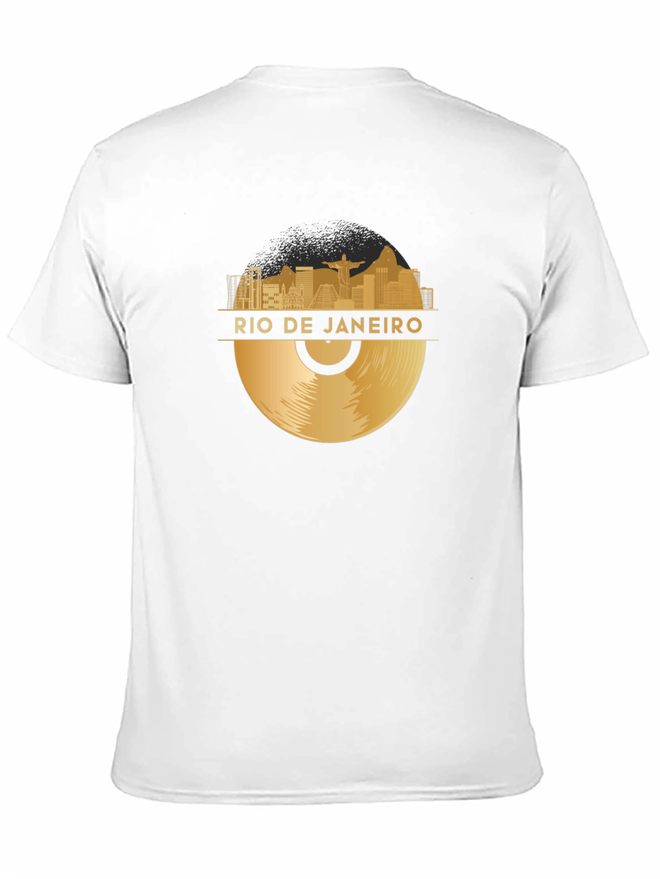 Black Rio de Janeiro Vinyl Graphic T-Shirt - Black view 11
