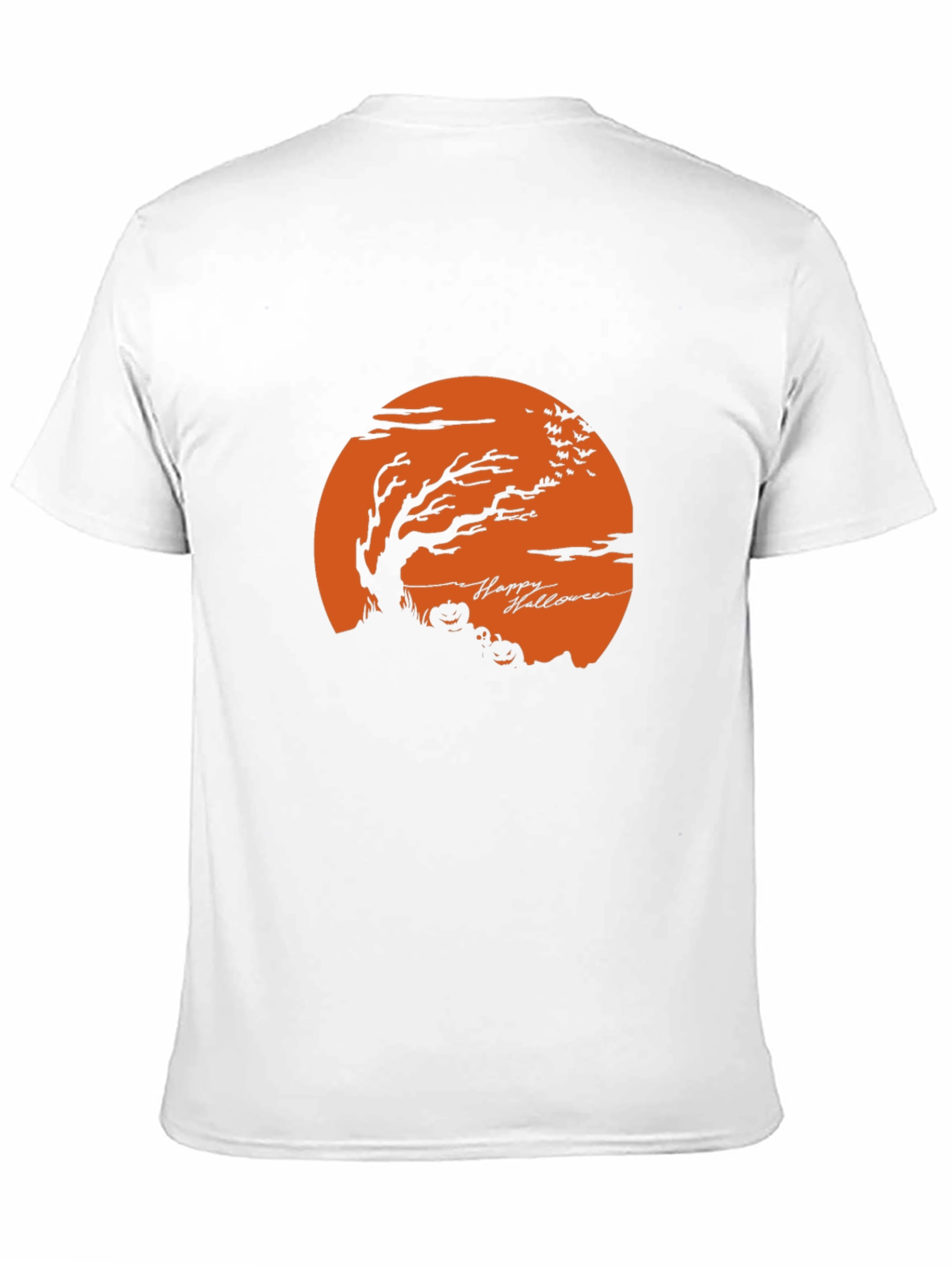 Black Happy Halloween Black T-Shirt view 11