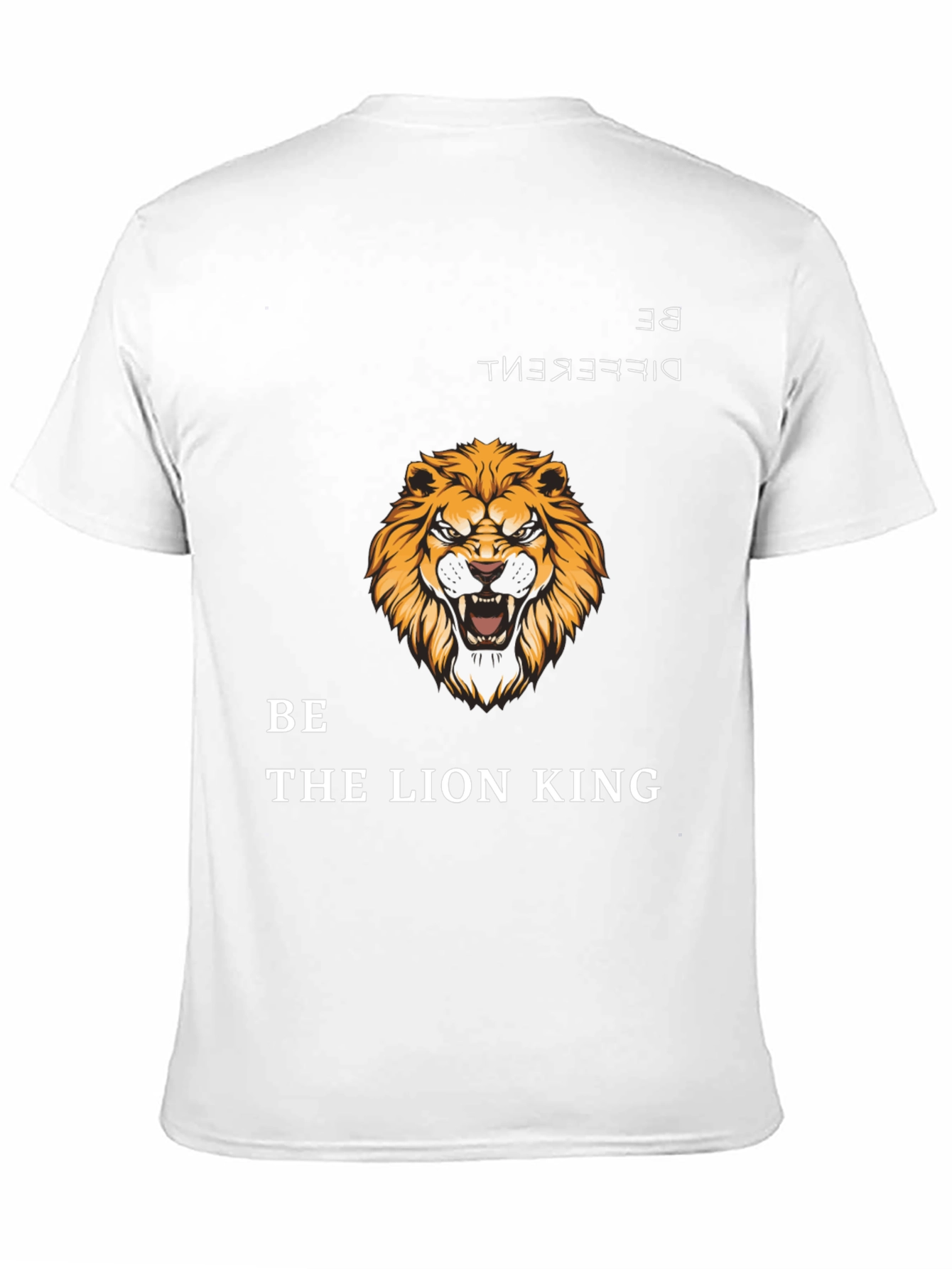 Black Lion King Graphic Tee - Be Different T-Shirt view 11