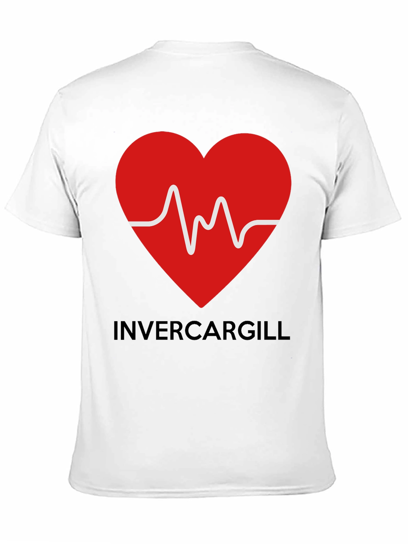 Black Invercargill Love Heartbeat Graphic Tee view 11
