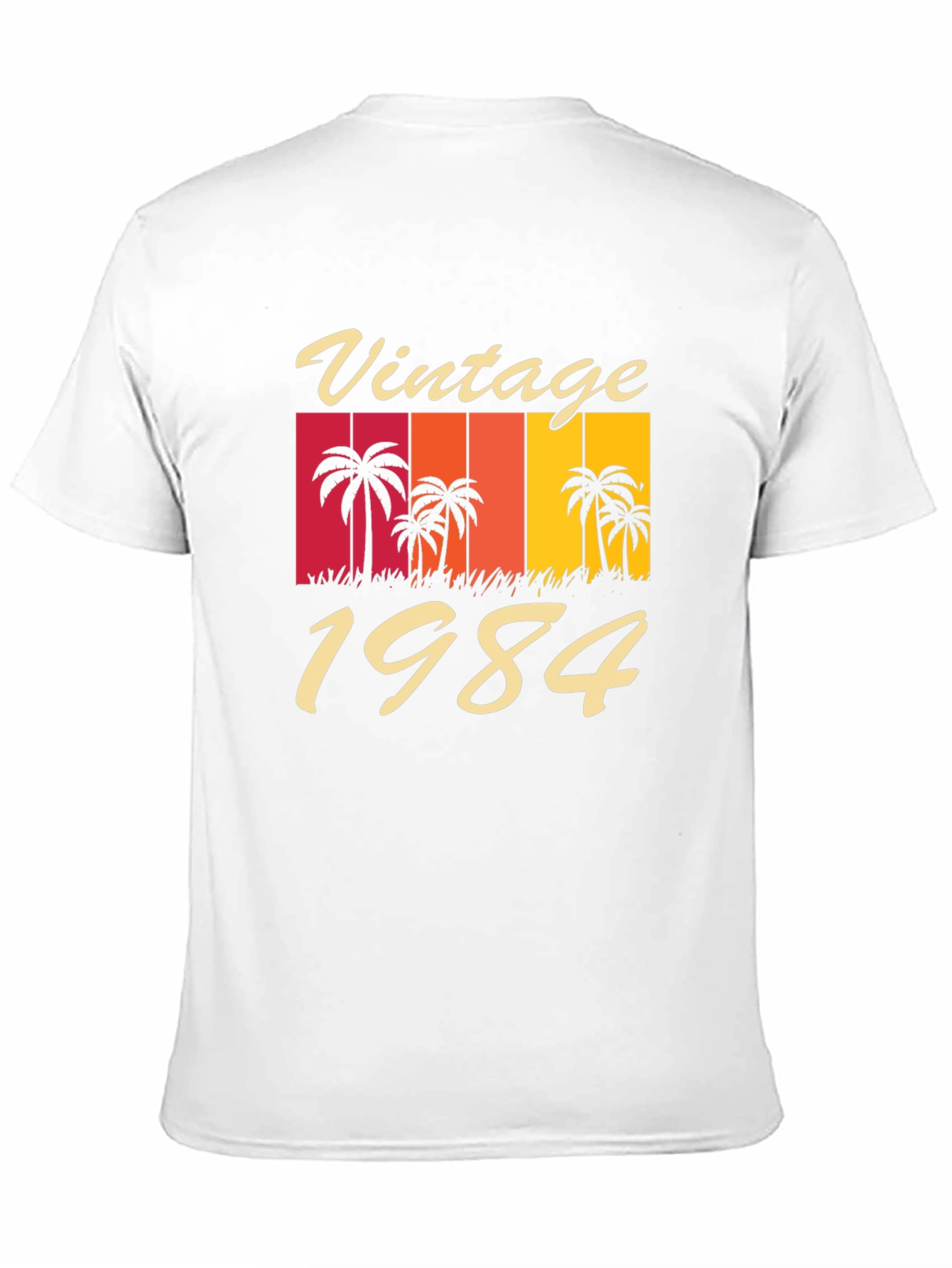 Black Vintage 1984 Palm Tree Graphic T-Shirt view 11