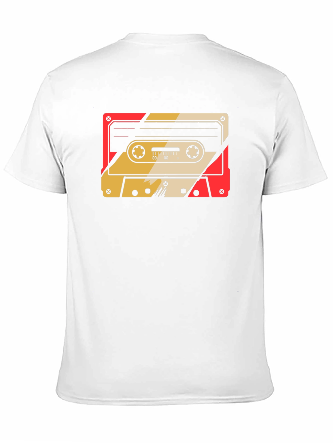 Black Retro Cassette Tape Graphic Tee - Classic Style view 11