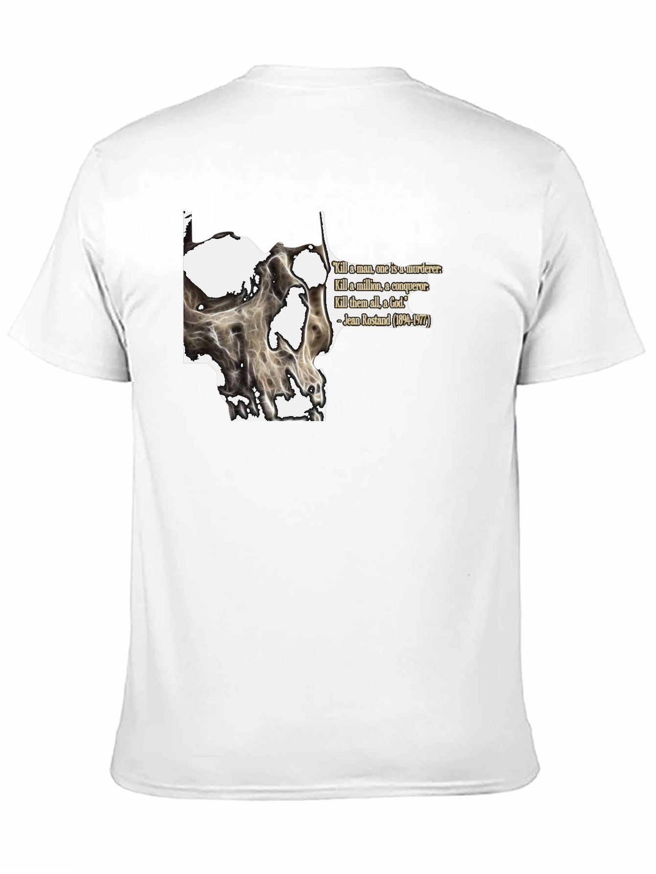 Black Skull Graphic T-Shirt view 11