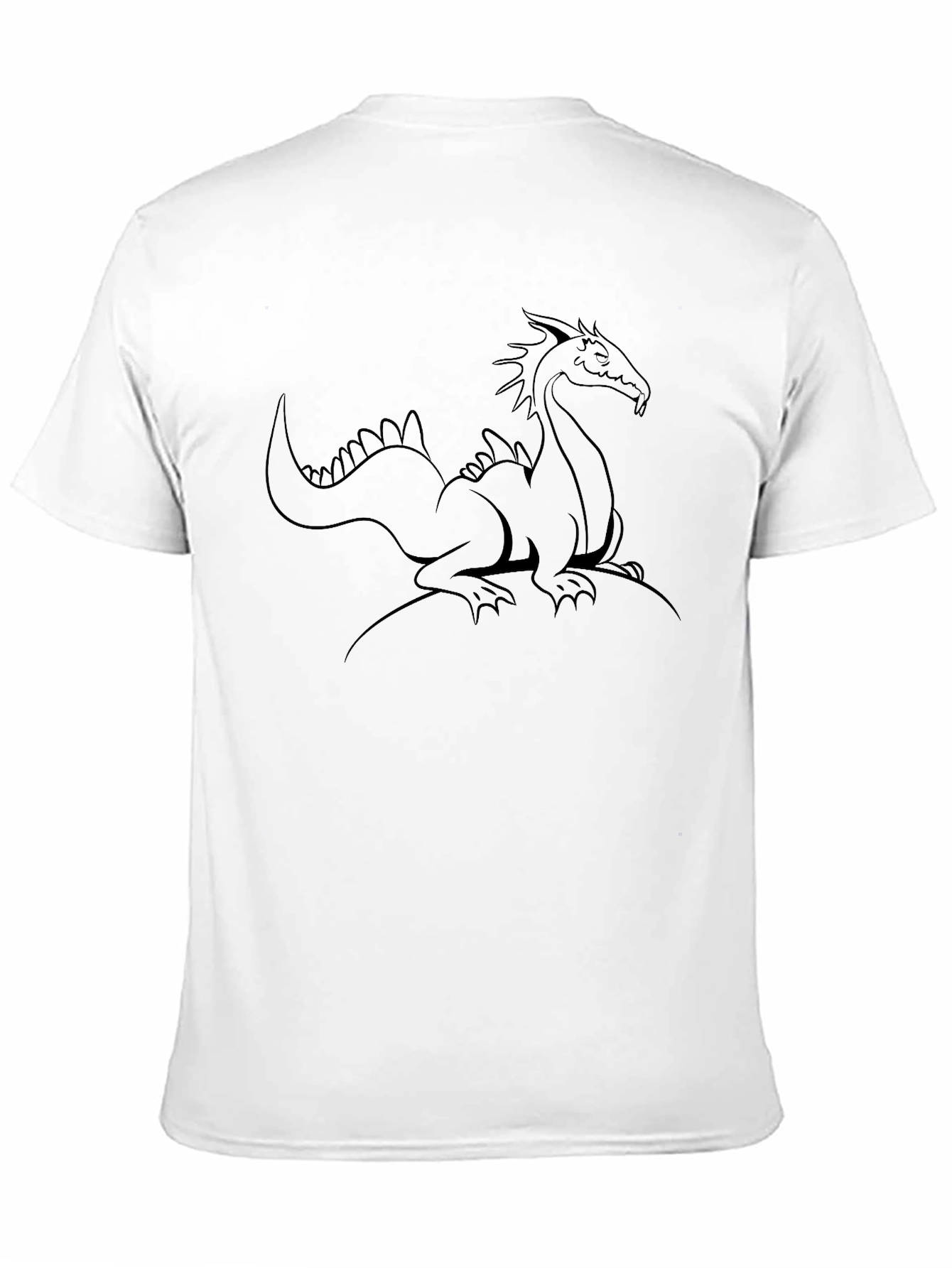Black Dragon Graphic Tee - Men's Black T-Shirt view 11