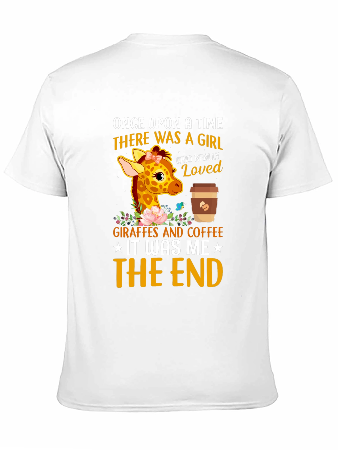 Black Giraffe & Coffee Lover T-Shirt view 11