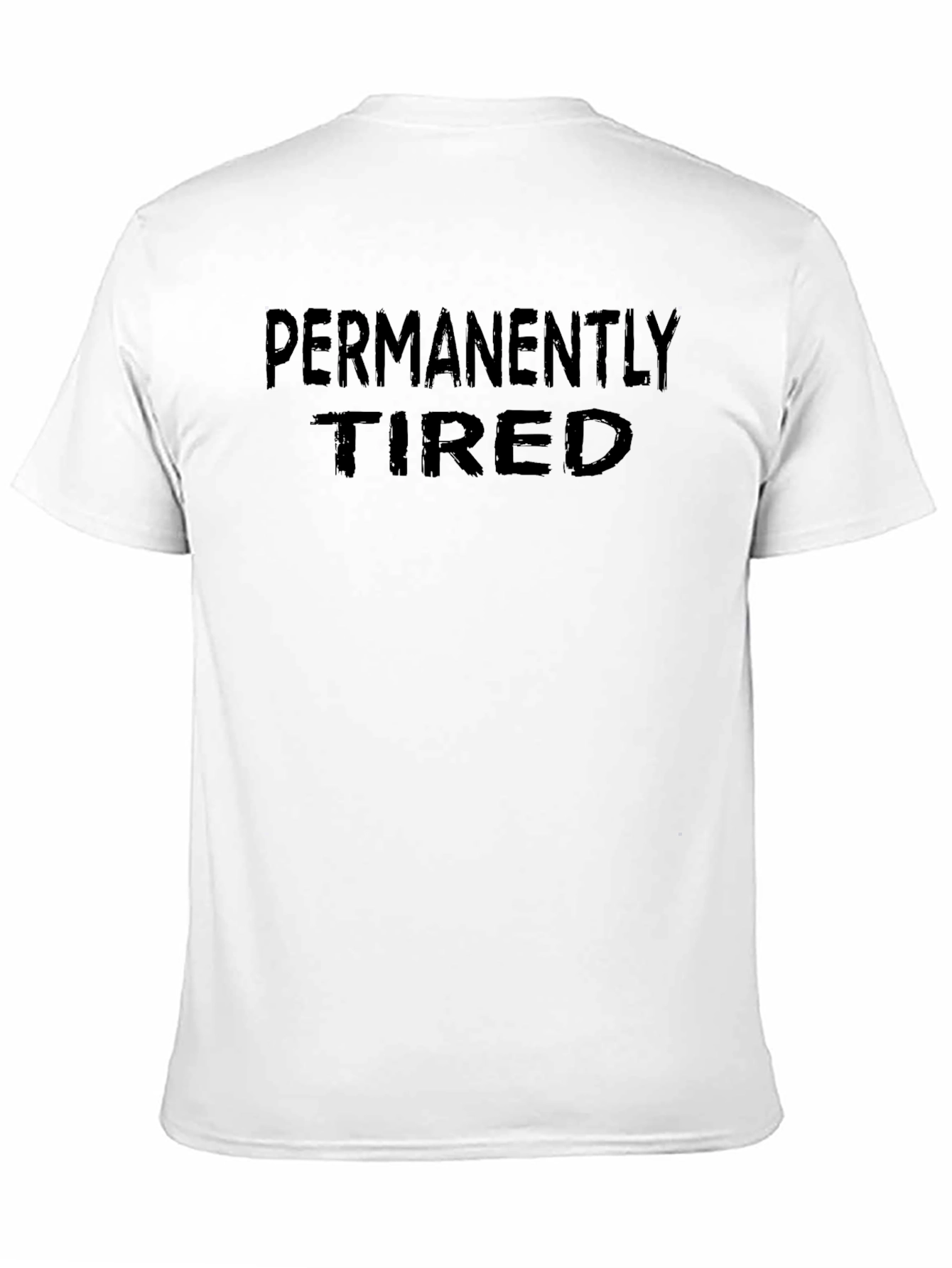 Black Permanently Tired Graphic T-Shirt - Relaxed Fit view 11