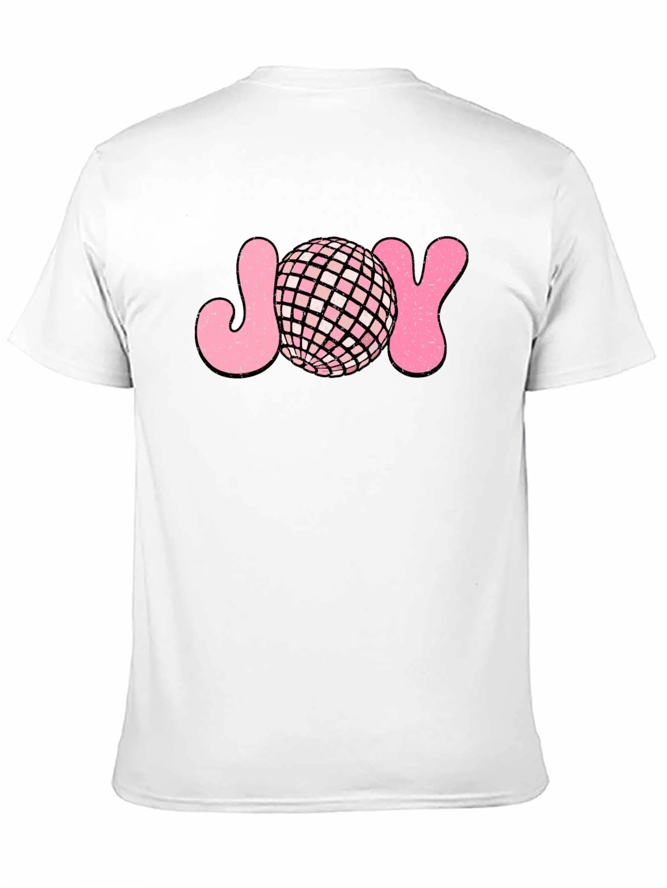 Black Retro Disco JOY T-Shirt view 11