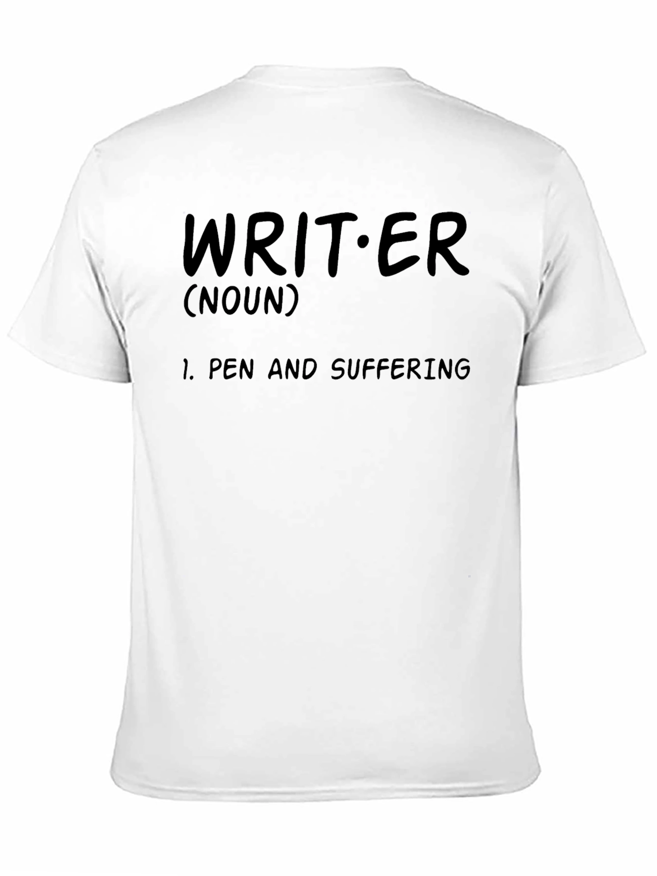 Black Writer Definition T-Shirt - Funny Novelist Tee view 11