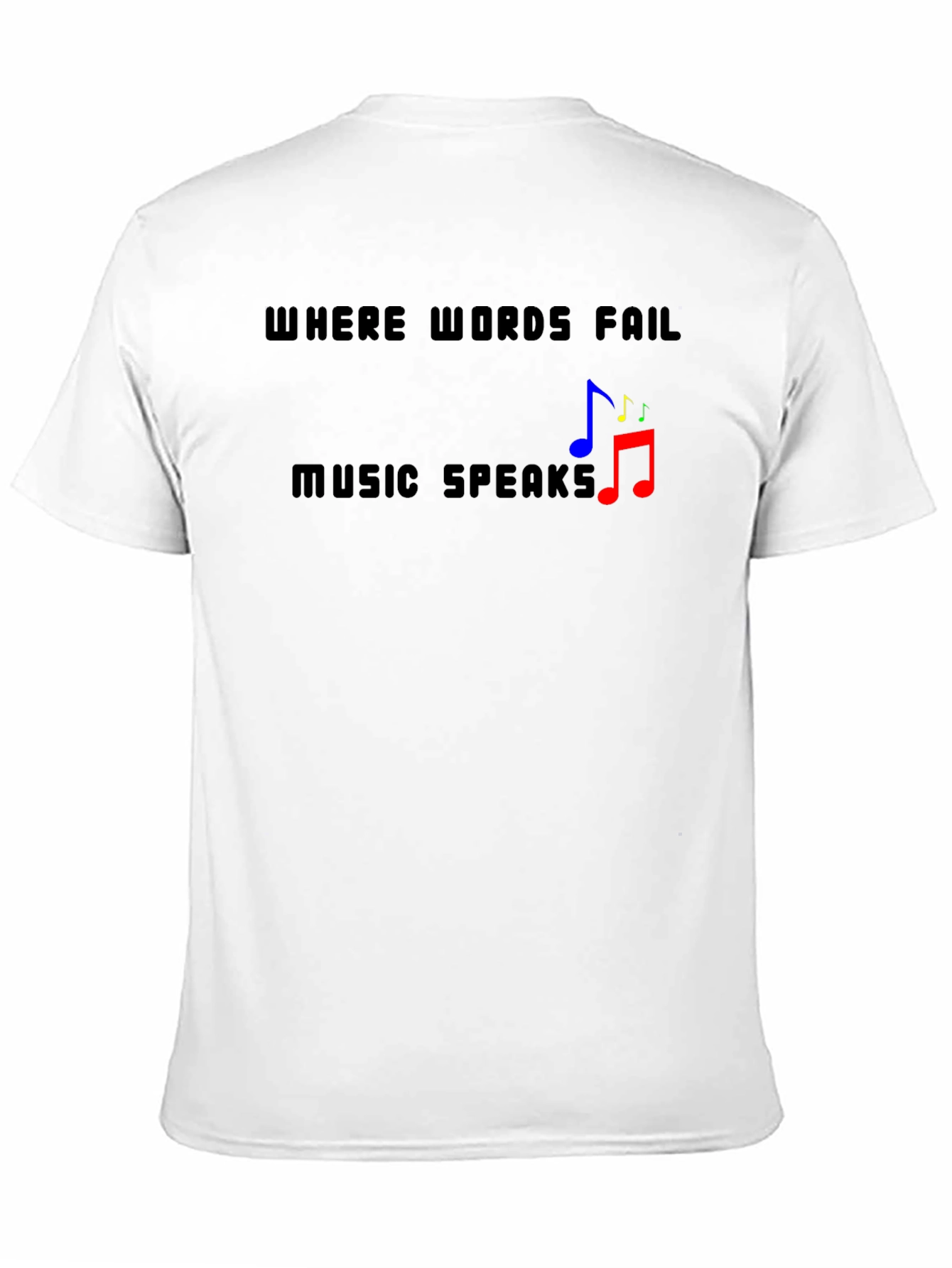 Black Music Speaks T-Shirt - Stylish Graphic Tee view 11