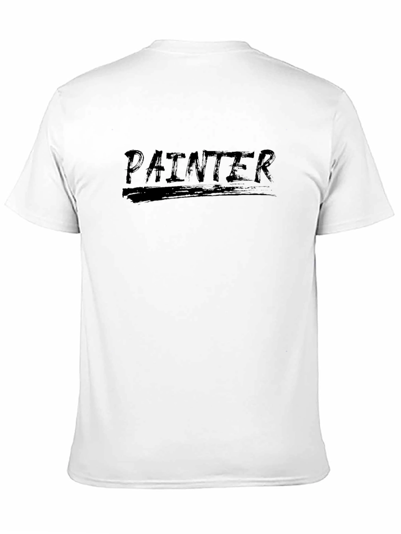 Black Painter Black T-Shirt - Artist Apparel view 11