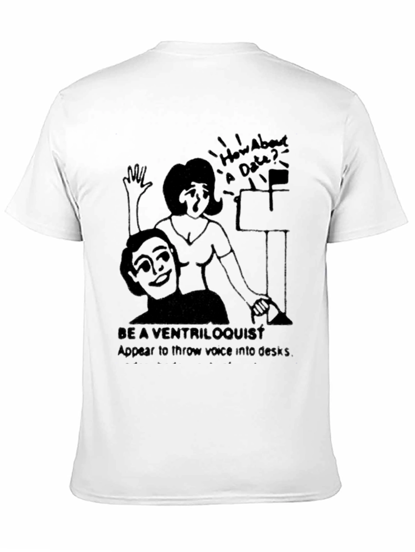 Black Be a Ventriloquist T-Shirt view 11
