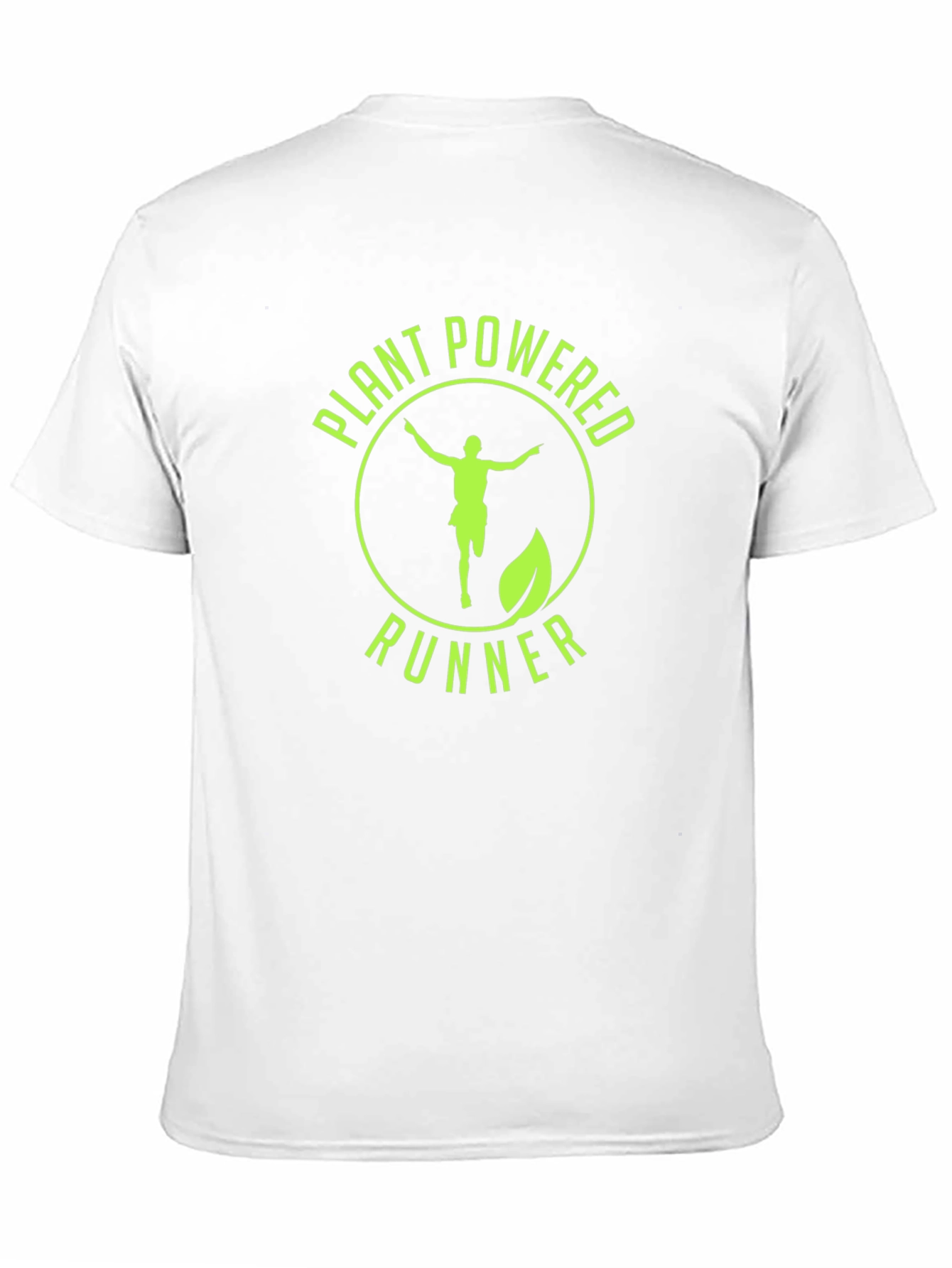 Plant Powered Runner Black Graphic T-Shirt - 11