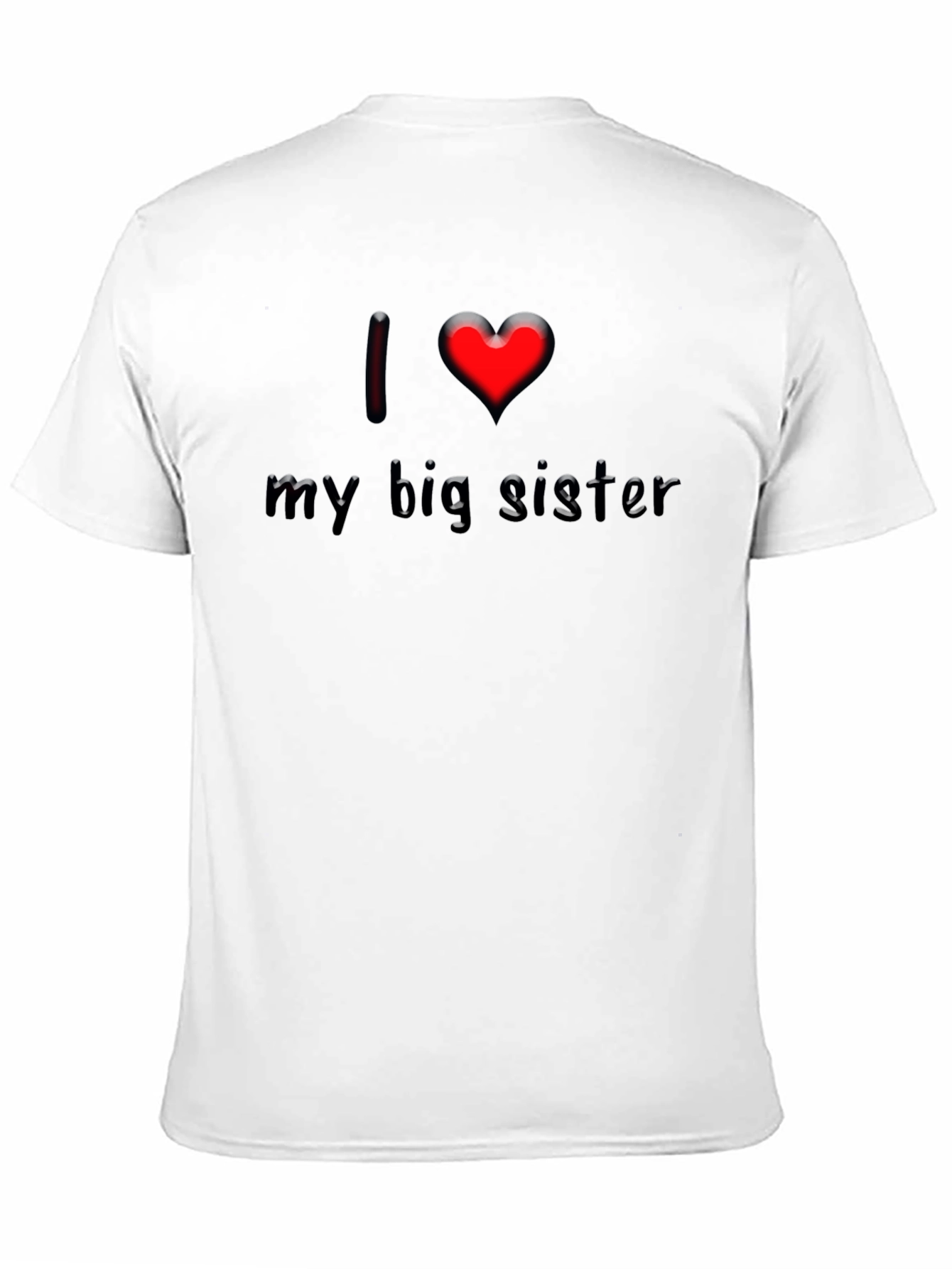 Black I Love My Big Sister Graphic T-Shirt view 11