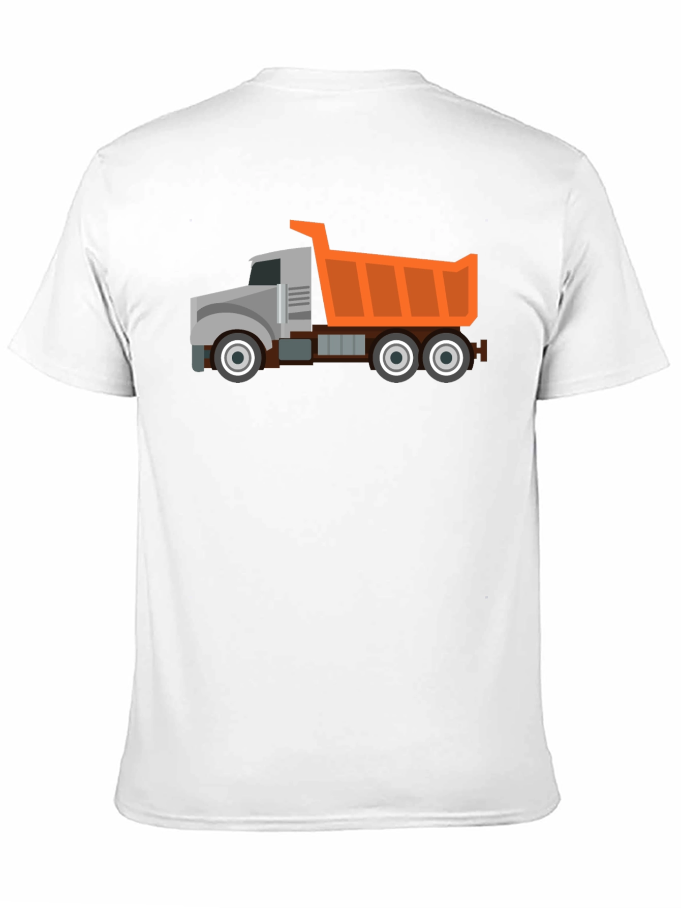 Black Dump Truck Graphic T-Shirt - Heavy Duty Fun! view 11
