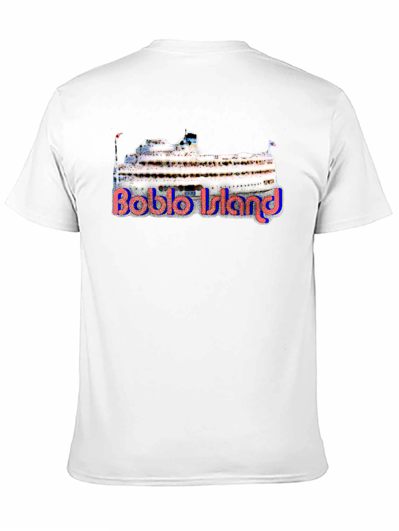 Black Boblo Island Cruise Ship T-Shirt view 11