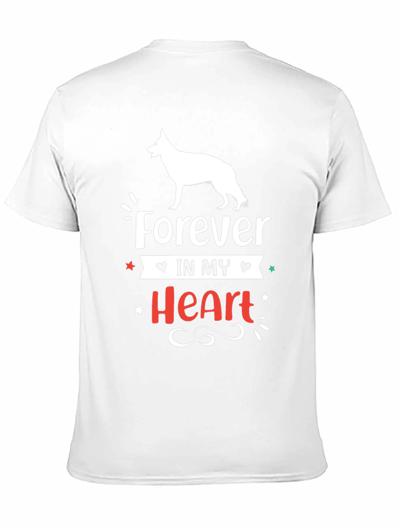 Black Forever In My Heart Dog Lover T-Shirt view 11