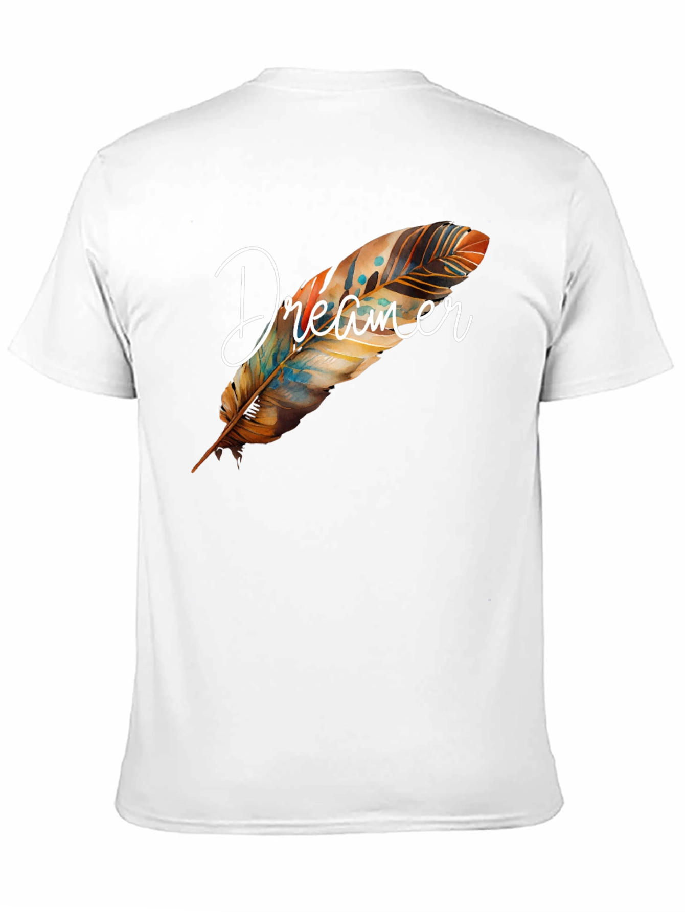 Dreamer Feather Graphic T-Shirt - 11