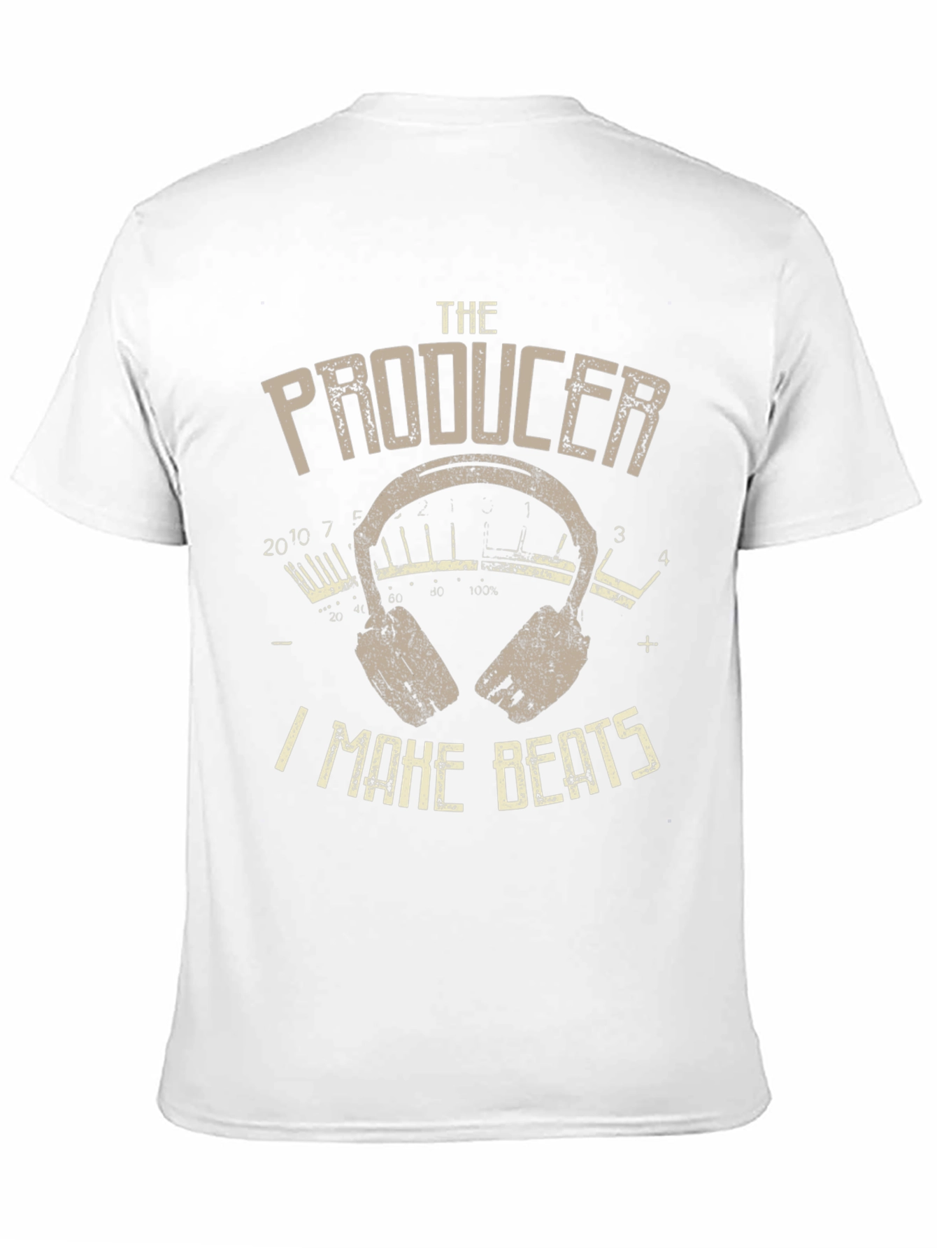 Black Producer I Make Beats Black Graphic Tee view 11