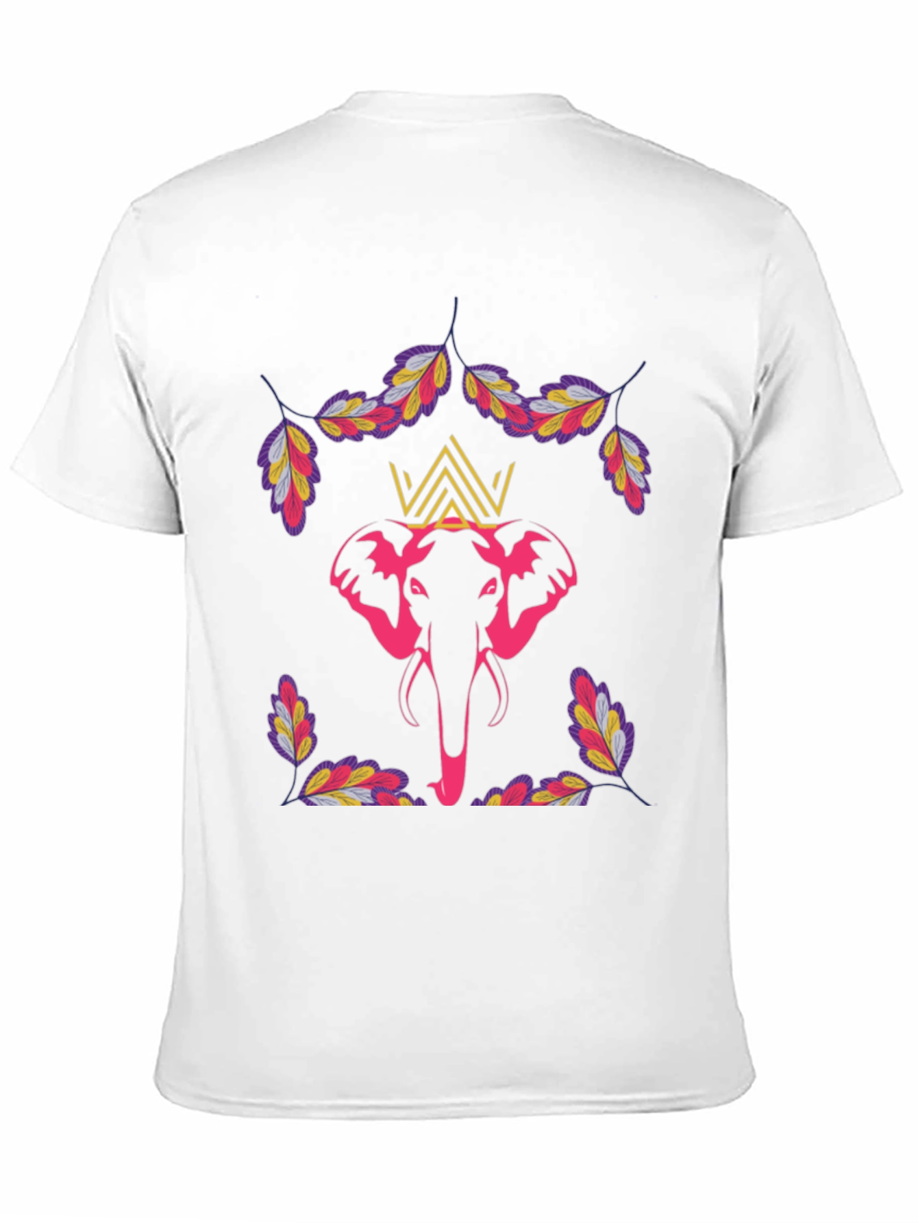 Black Elephant Crown Graphic Tee - Stylish Men's T-Shirt view 11