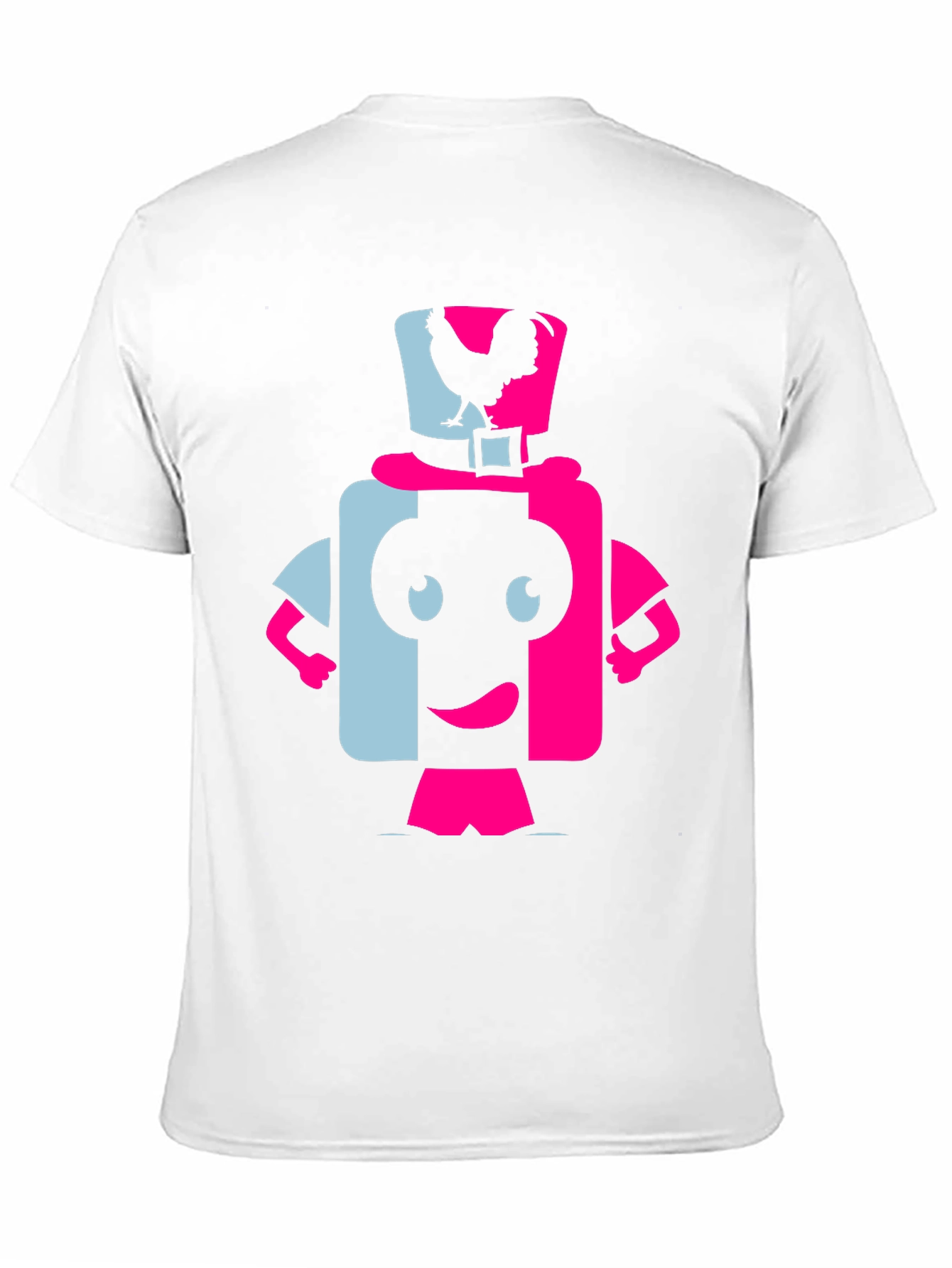 Black Funky Rooster Character Graphic Tee view 11