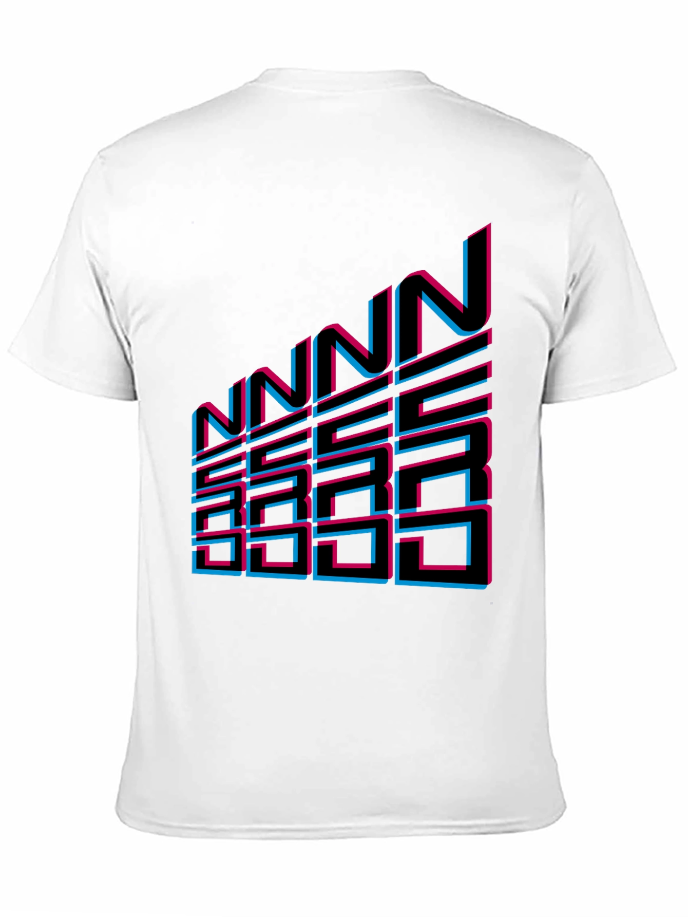 Black Retro NNN SSS Graphic Tee - Black view 11