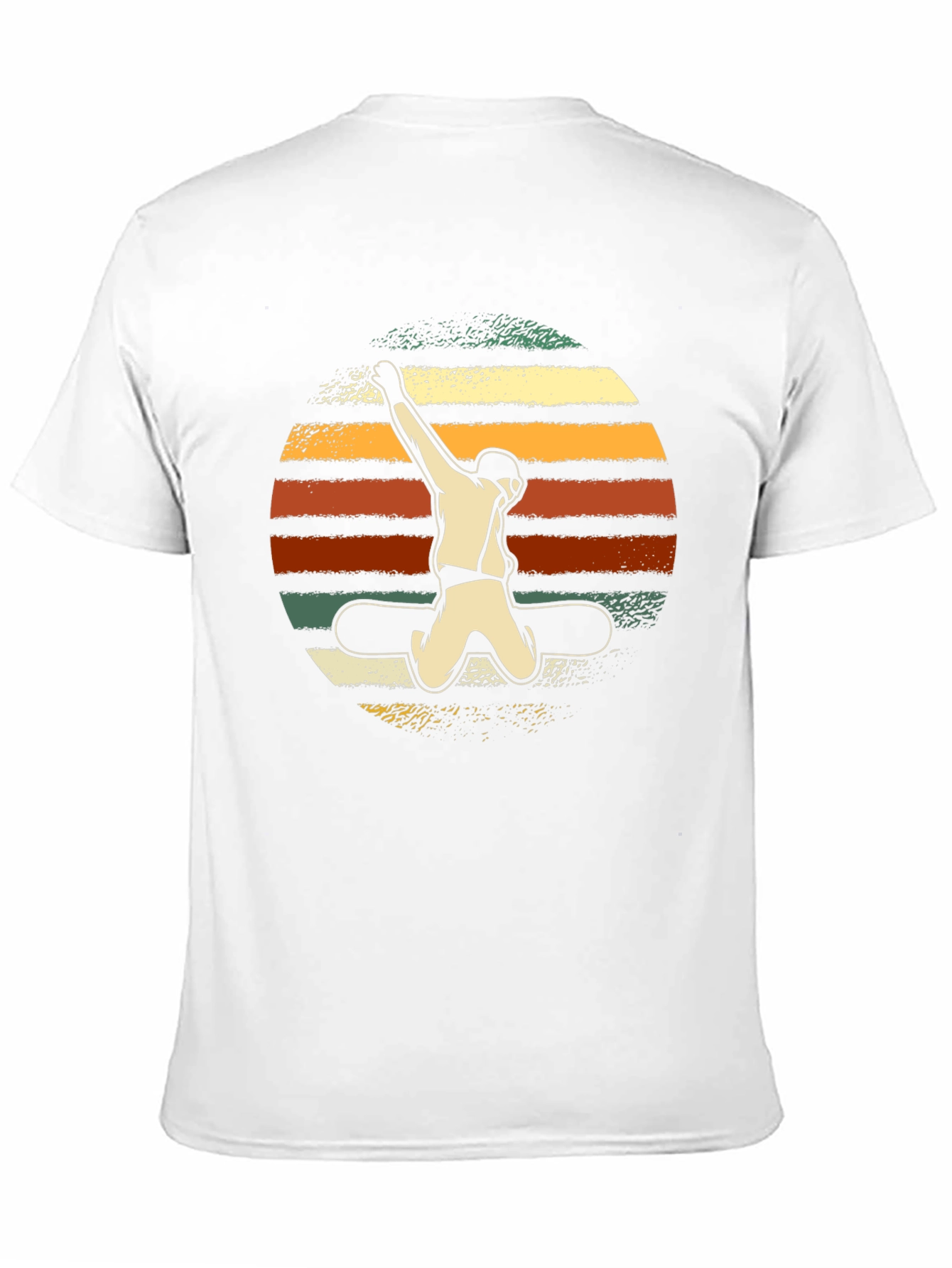 Black Retro Snowboarder T-Shirt - Vintage Style Black Tee view 11