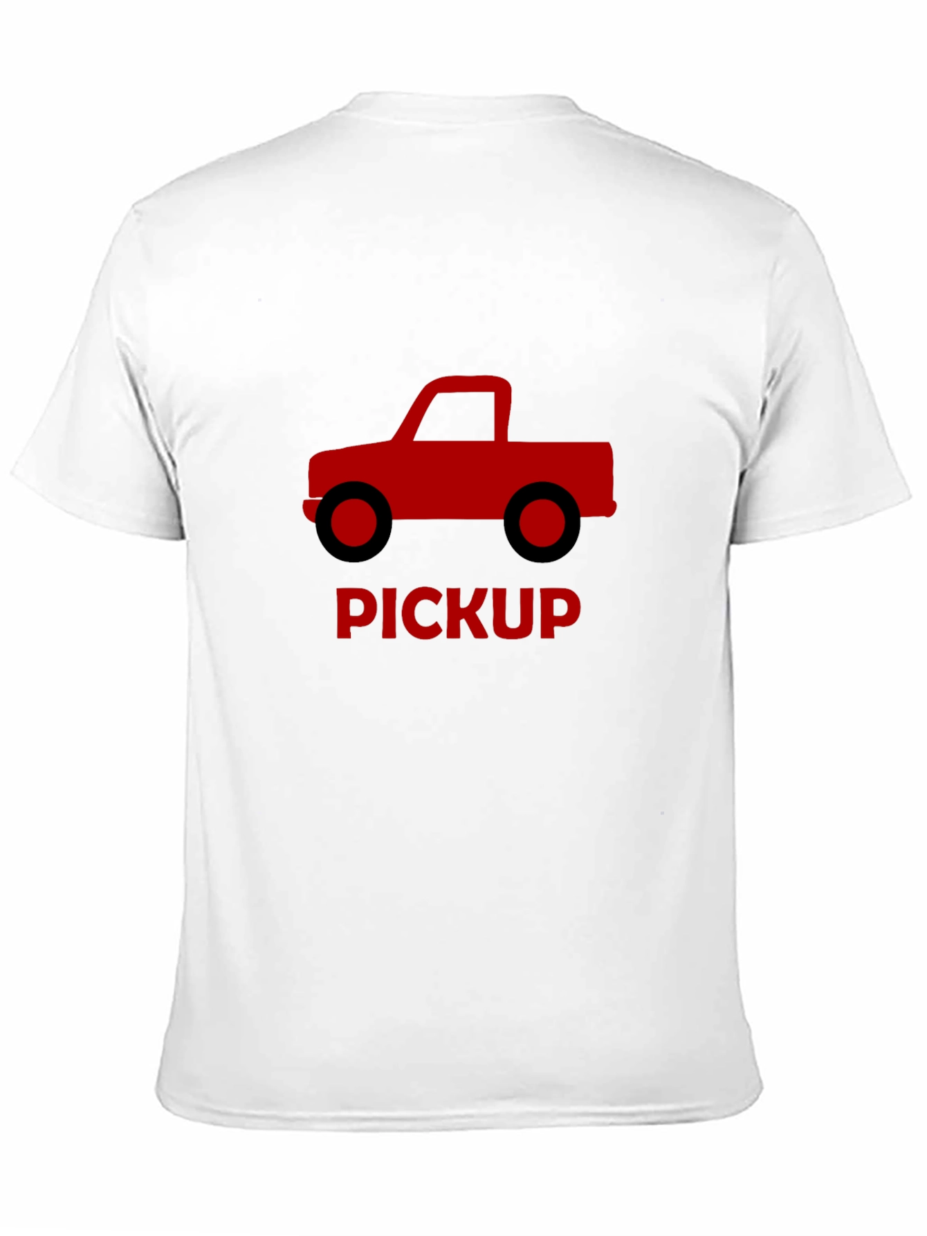 Black Pickup Truck Graphic Tee - Black Cotton view 11