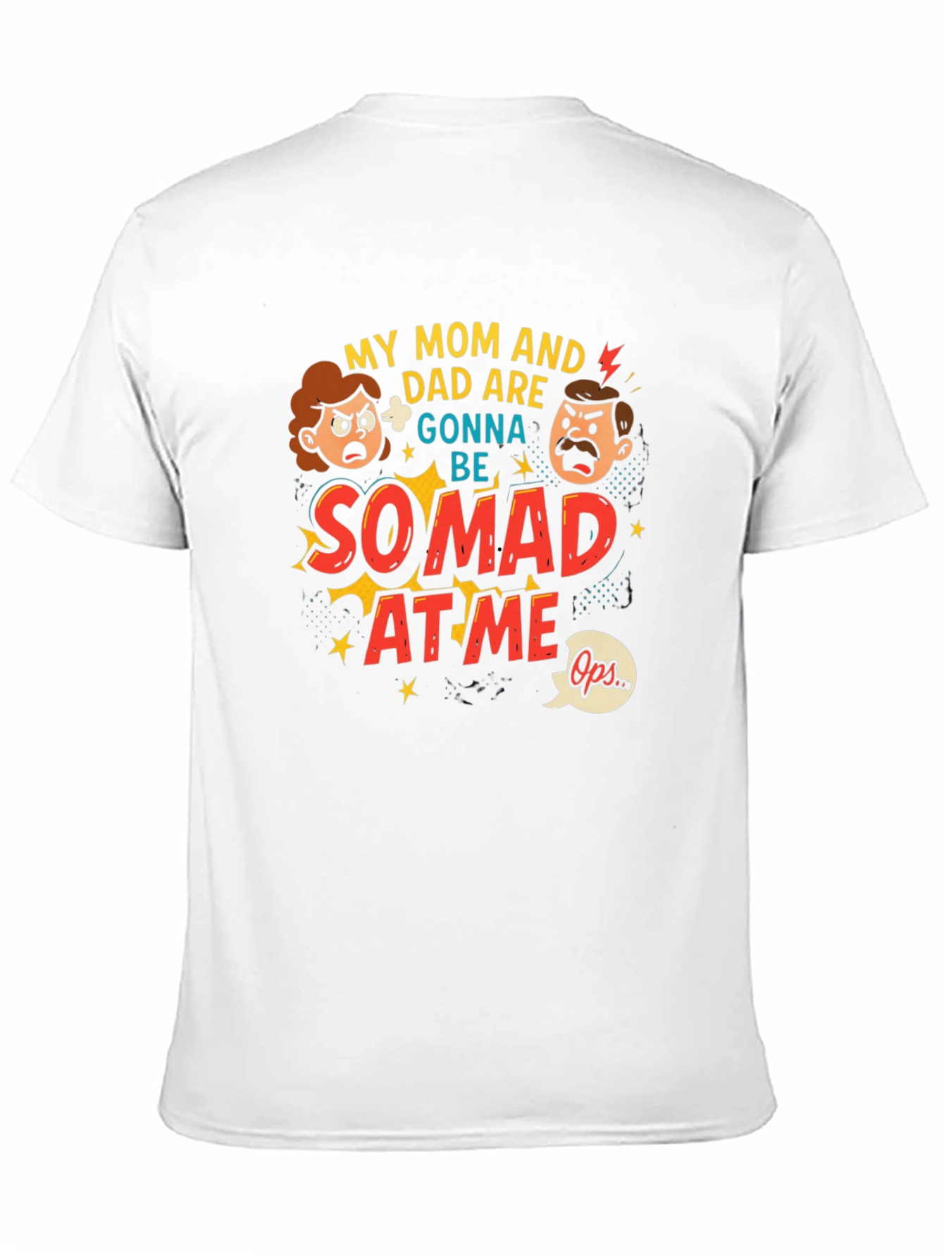 Black So Mad At Me T-Shirt view 11