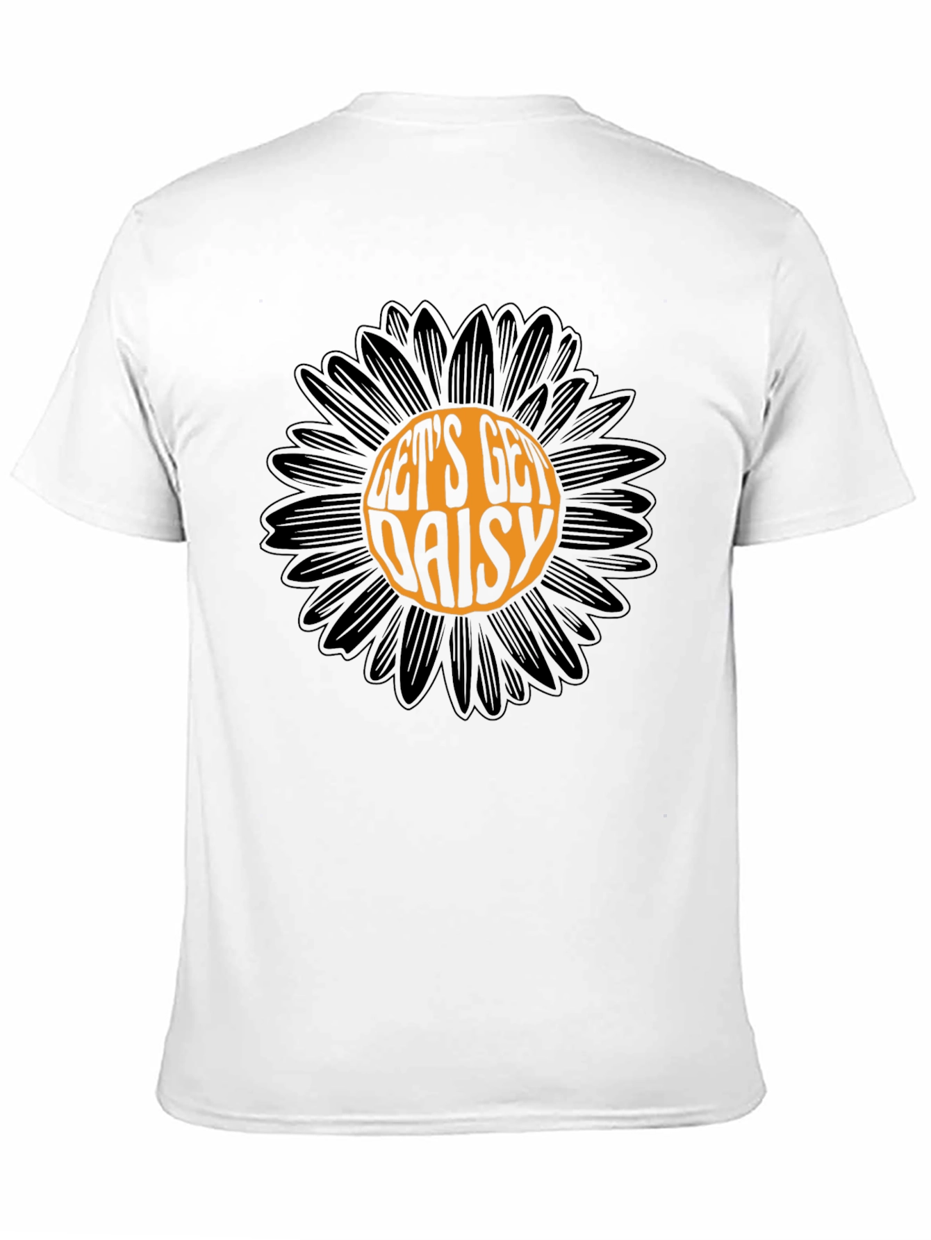 Black Let's Get Daisy Graphic T-Shirt view 11