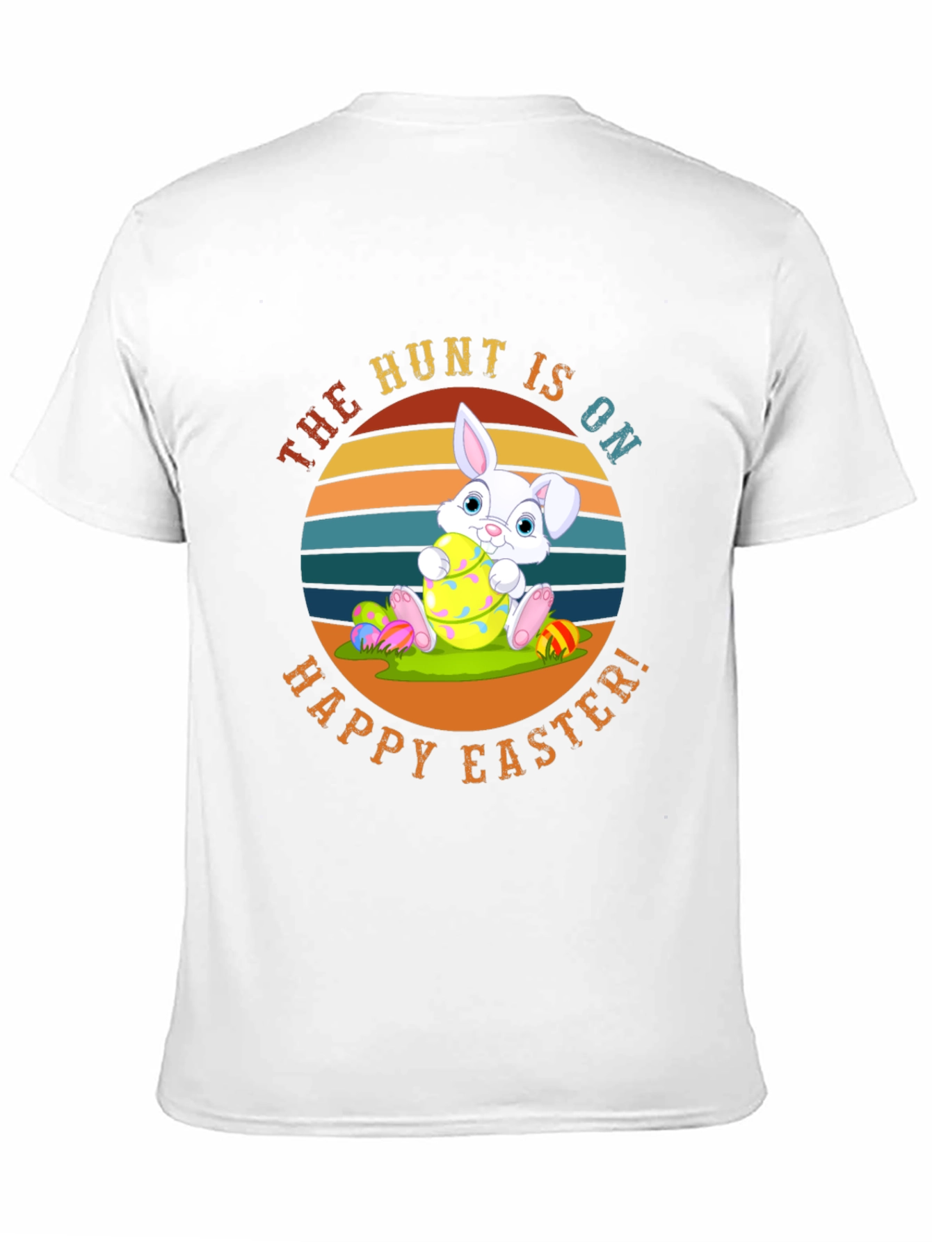 Black Happy Easter Bunny T-Shirt view 11