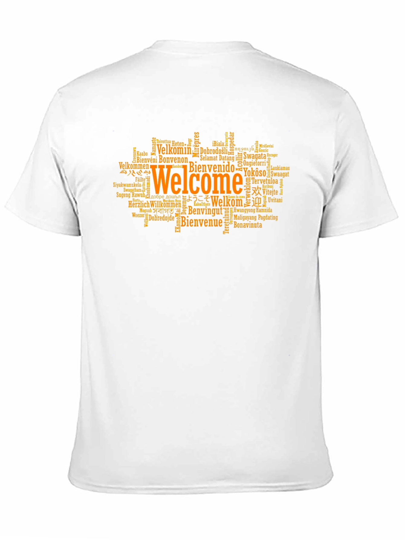 Black Welcome Around The World Graphic T-Shirt view 11