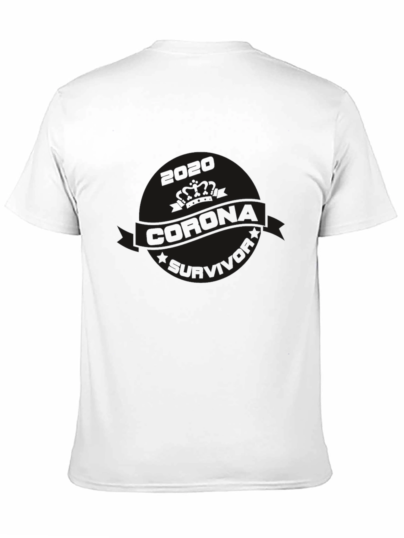 Black Men's Solid Black Casual Short Sleeve T-Shirt view 11