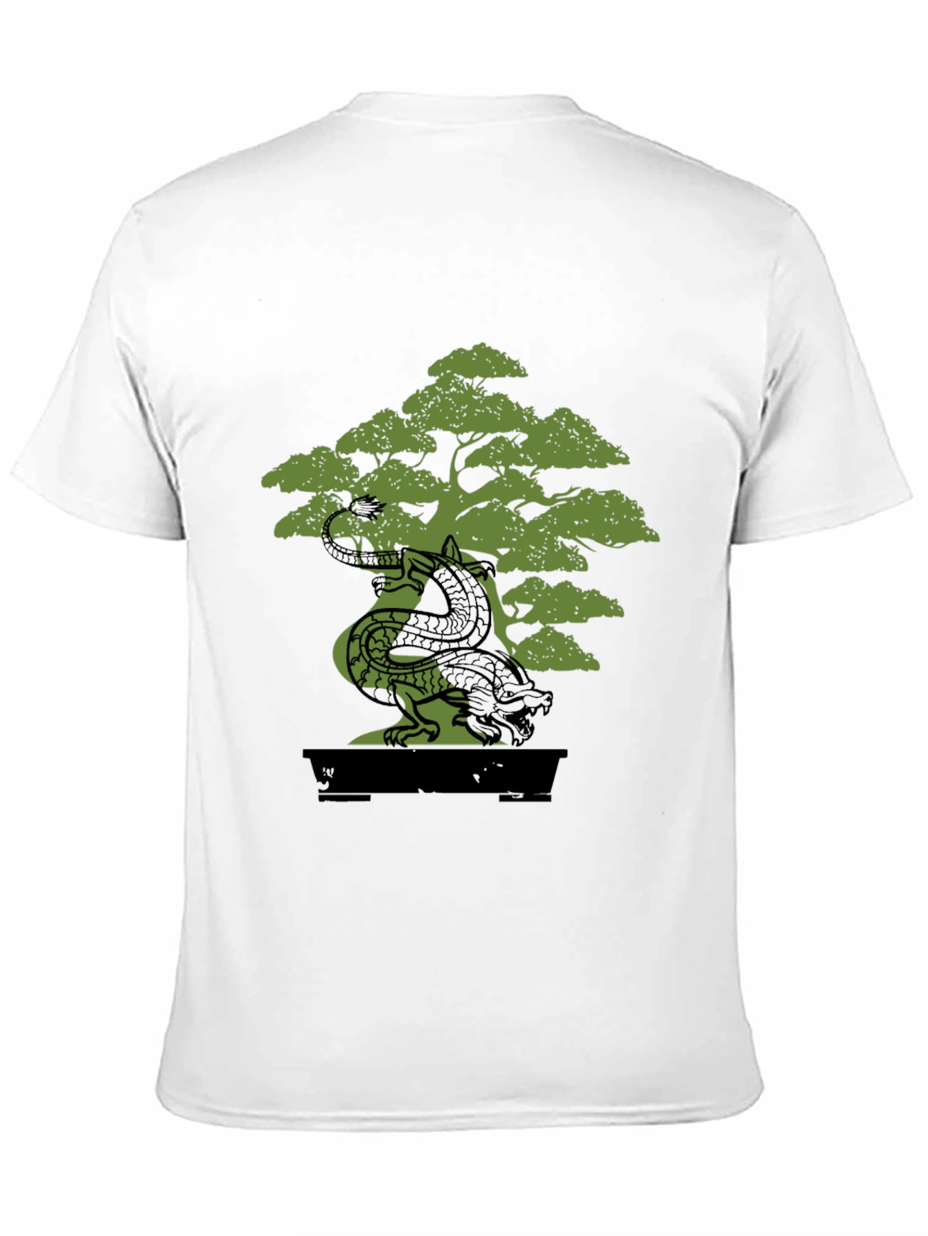 Black Dragon Bonsai Graphic Tee - Unique Design view 11