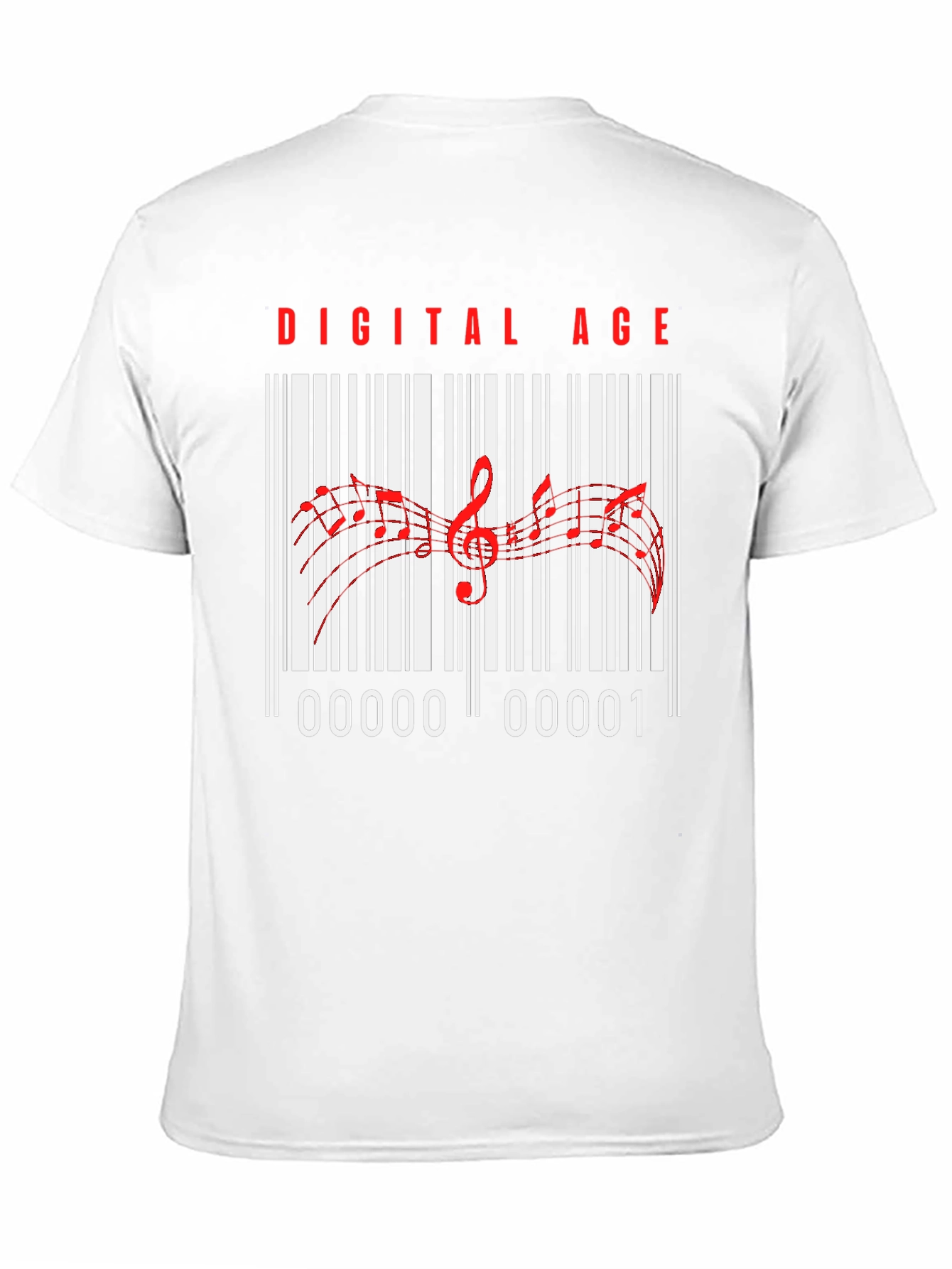 Digital Age Music Barcode T-Shirt - 11