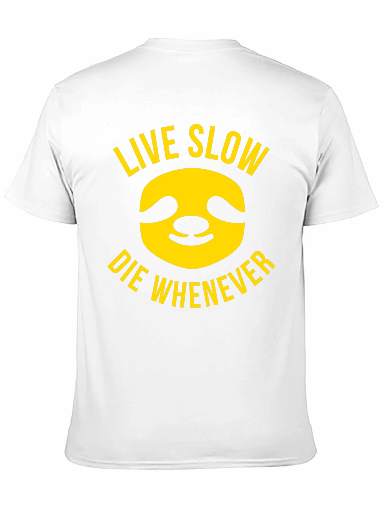 Black Live Slow Sloth T-Shirt - Relaxed Style view 11